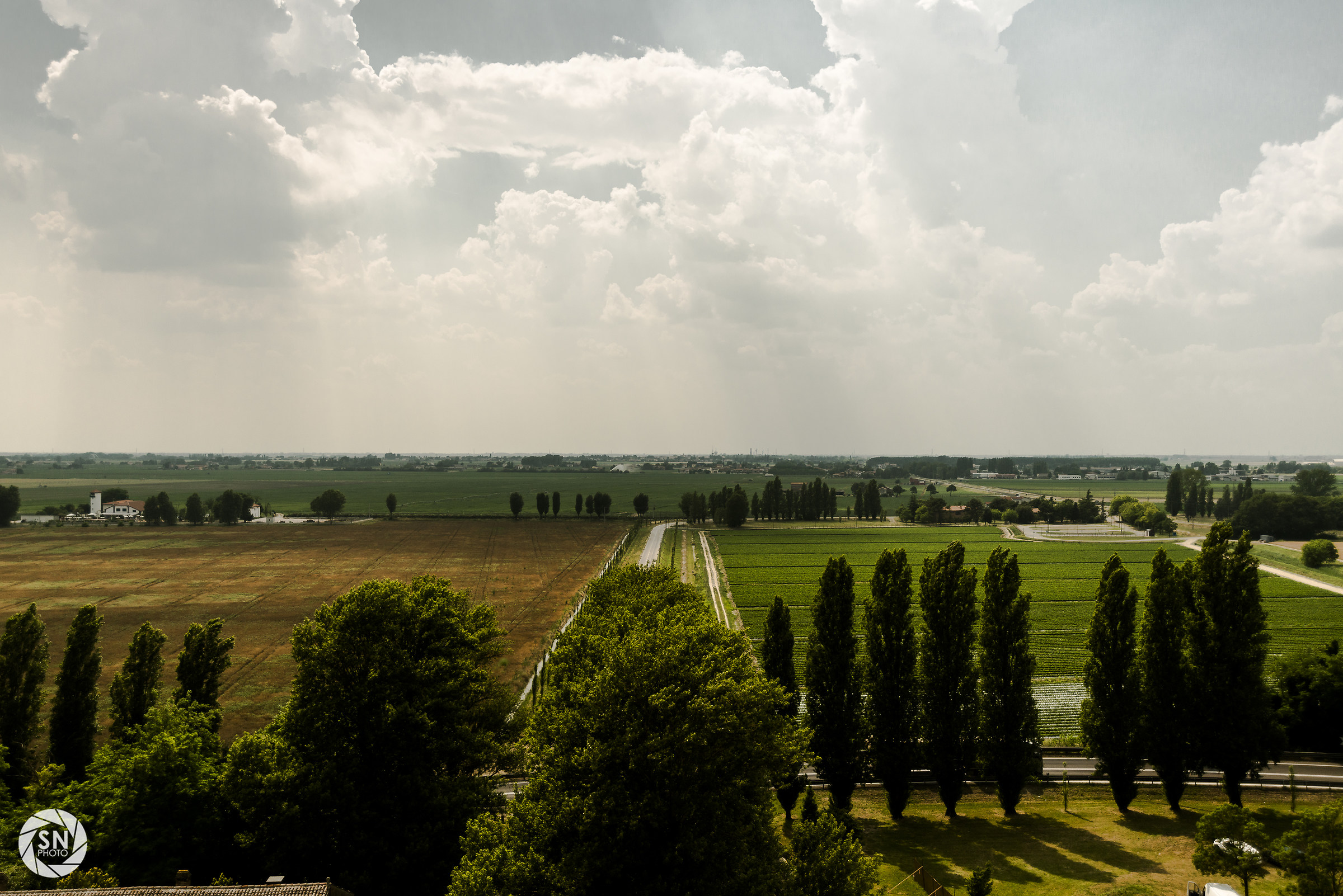 The view from the top of the bell tower
