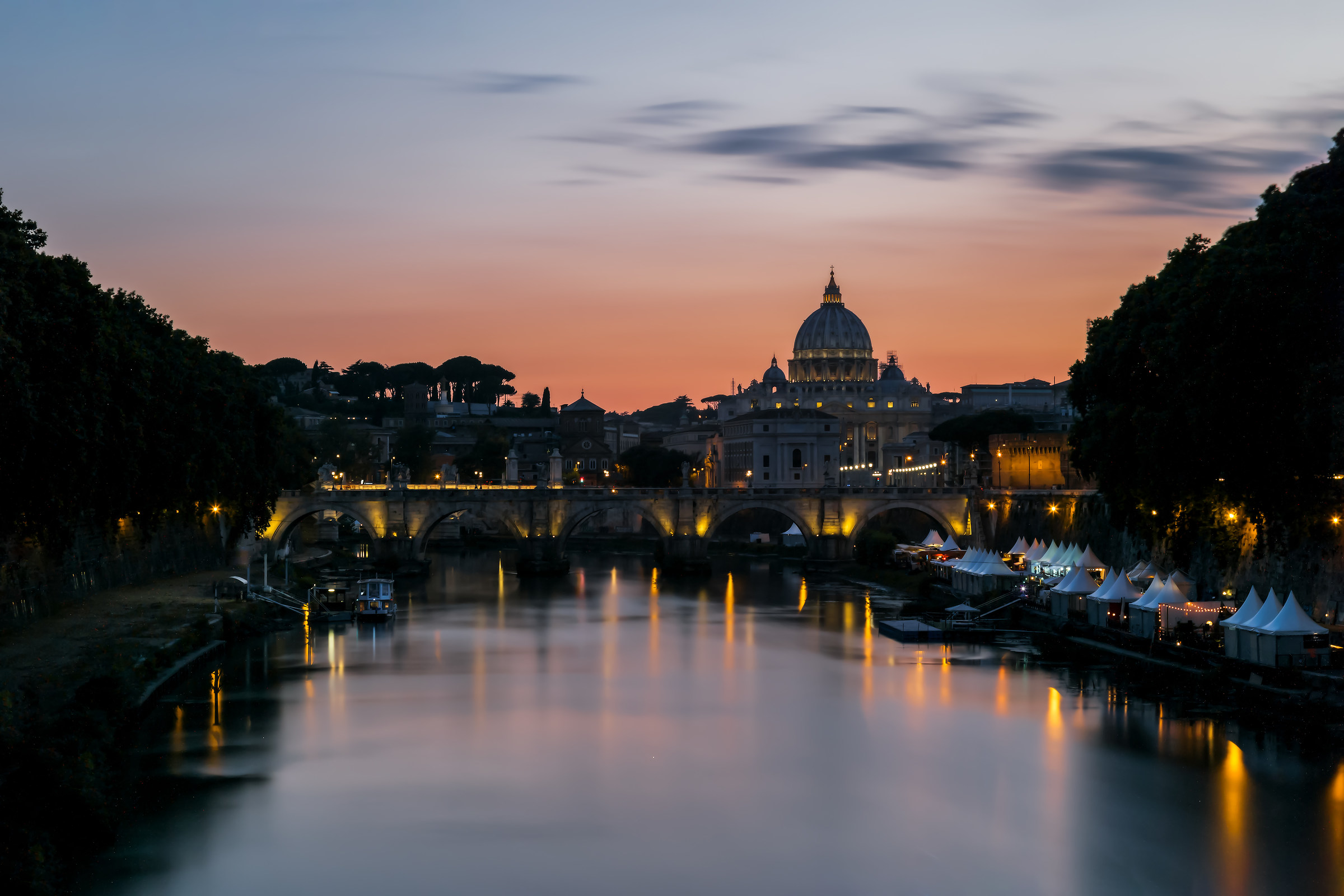 Il lunghissimo tramonto romano