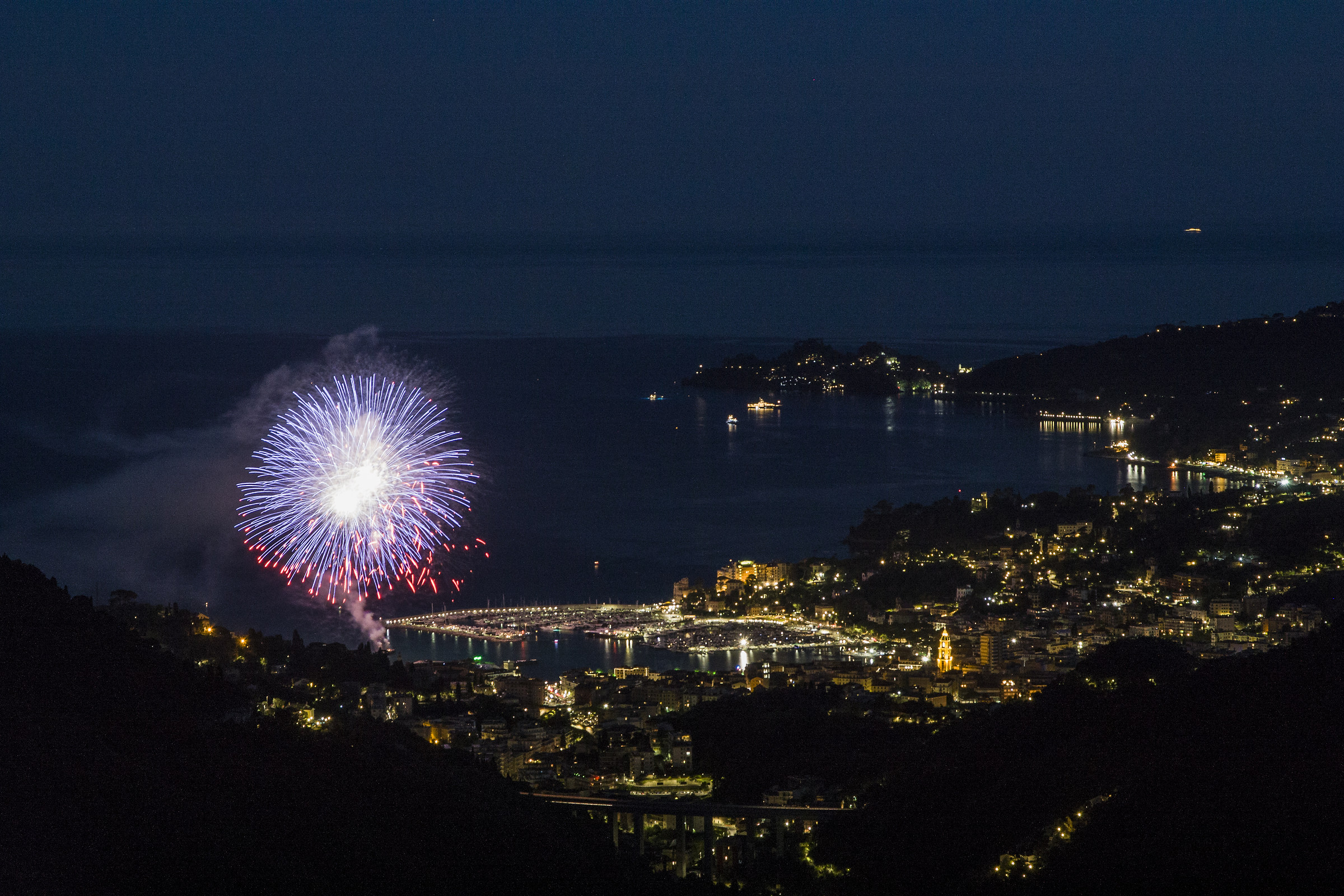 Rapallo's fires .... from an unusual place
