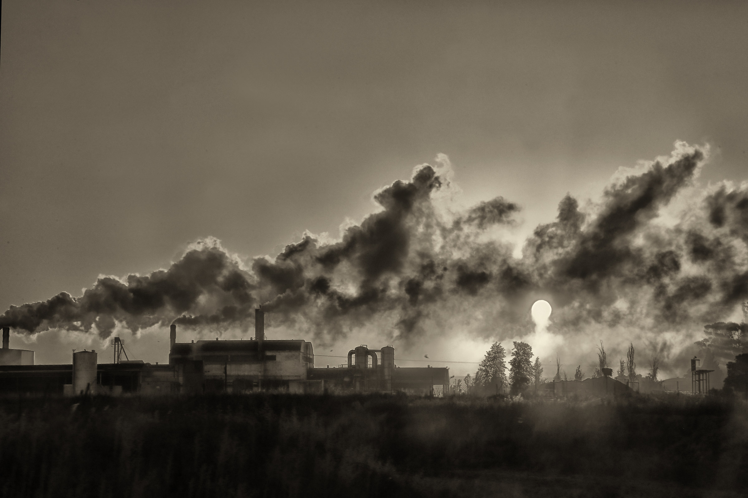 Pollution already at dawn !!!