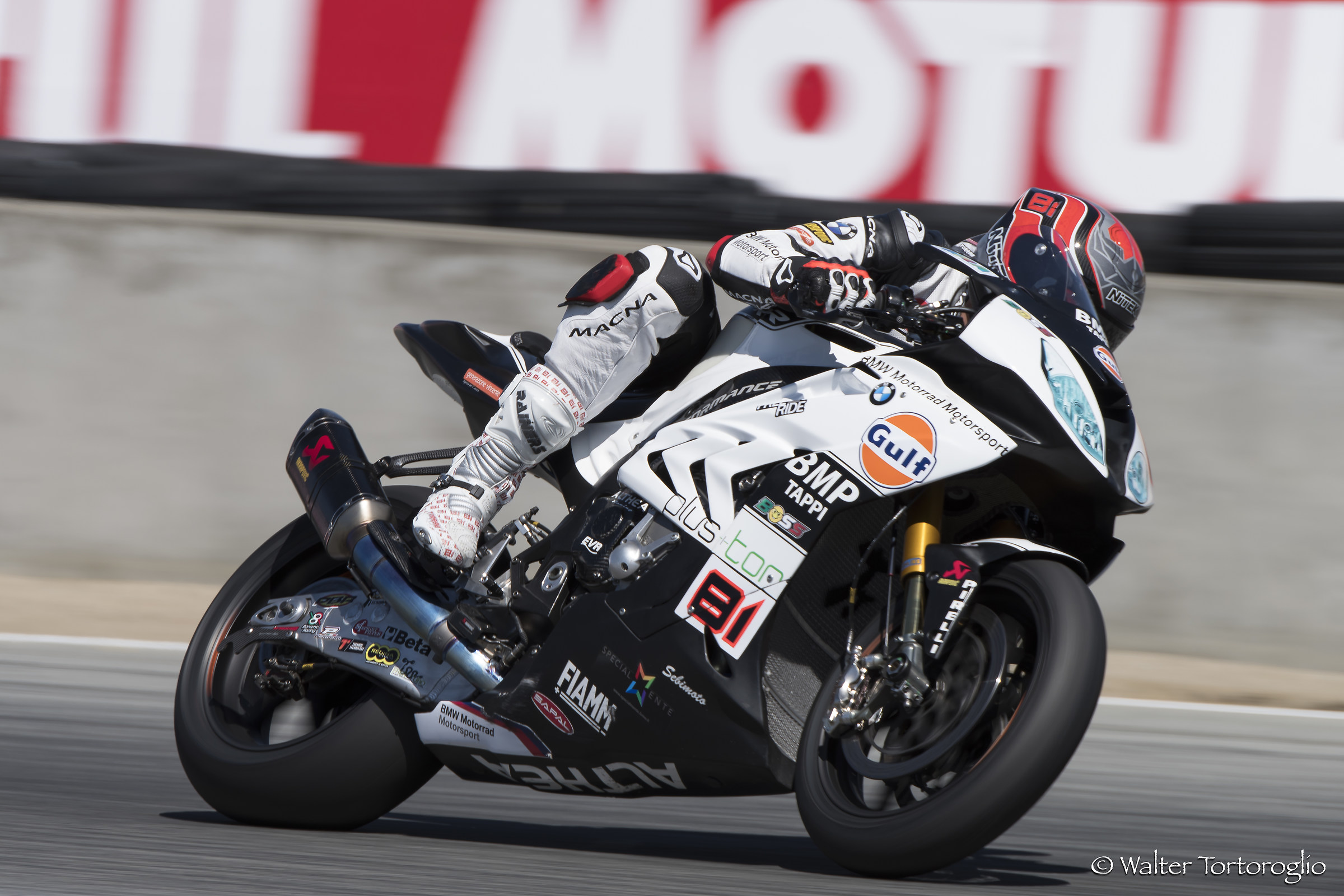 Jordi Torres in panning at Laguna Seca