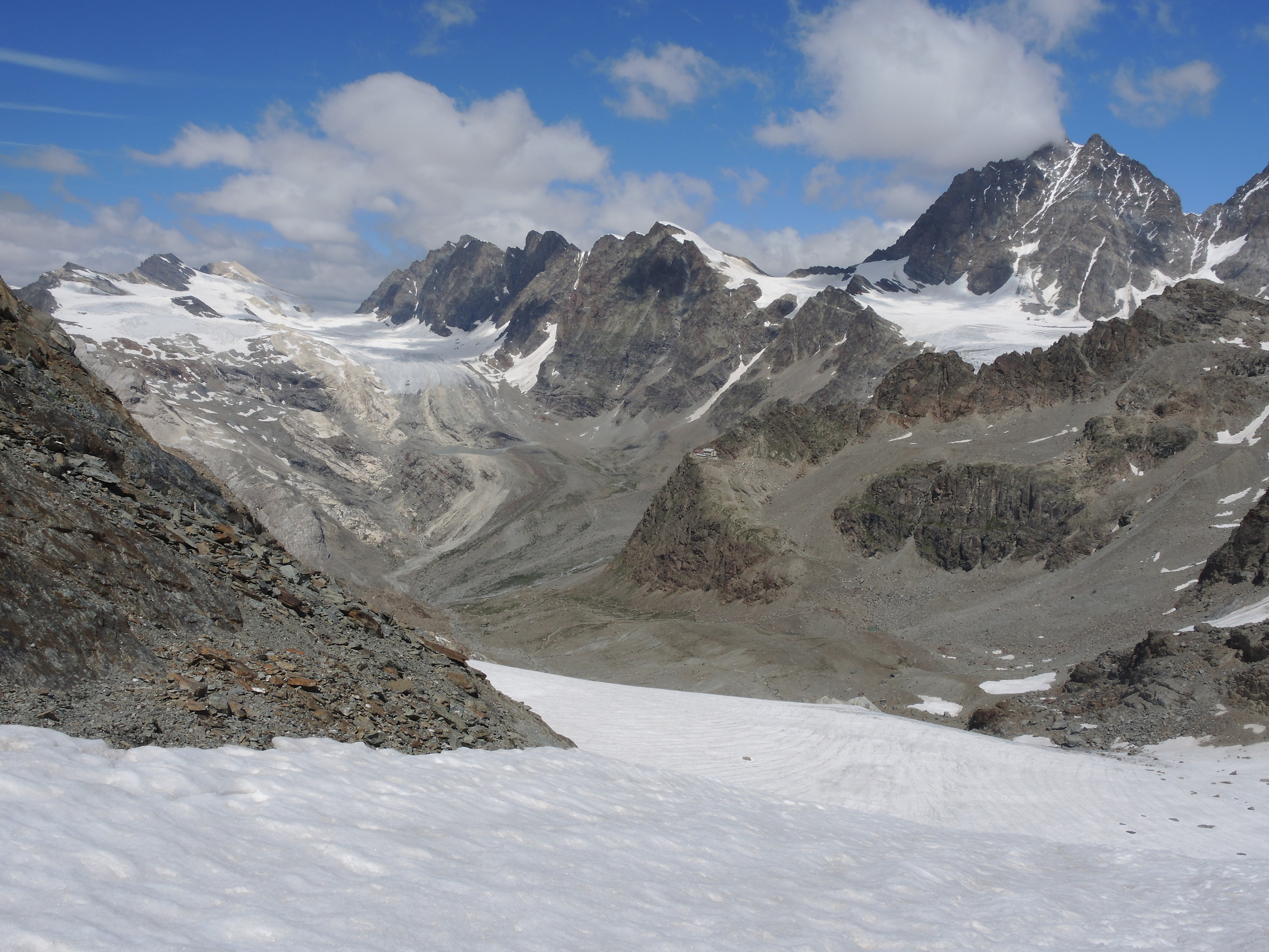 View from the Bocchetta di Caspoggio (2,983 m asl)