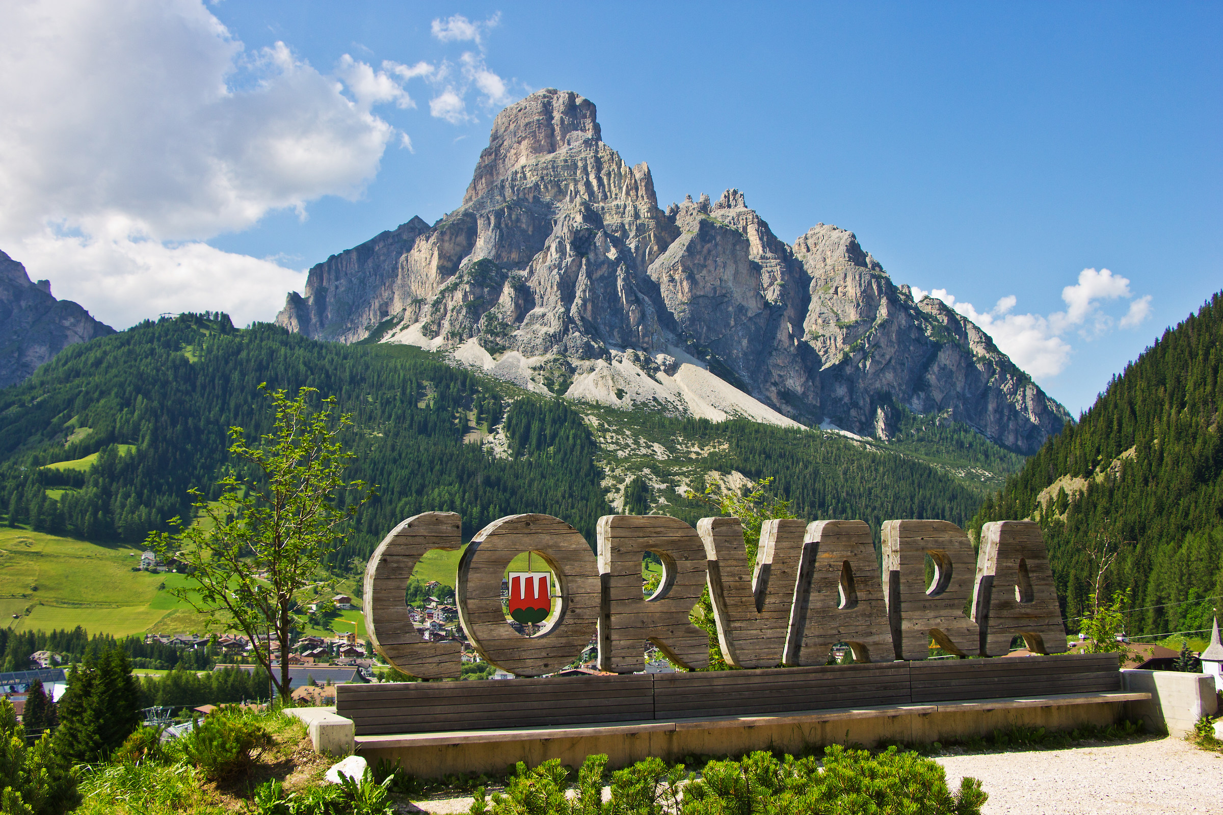 A postcard from Corvara