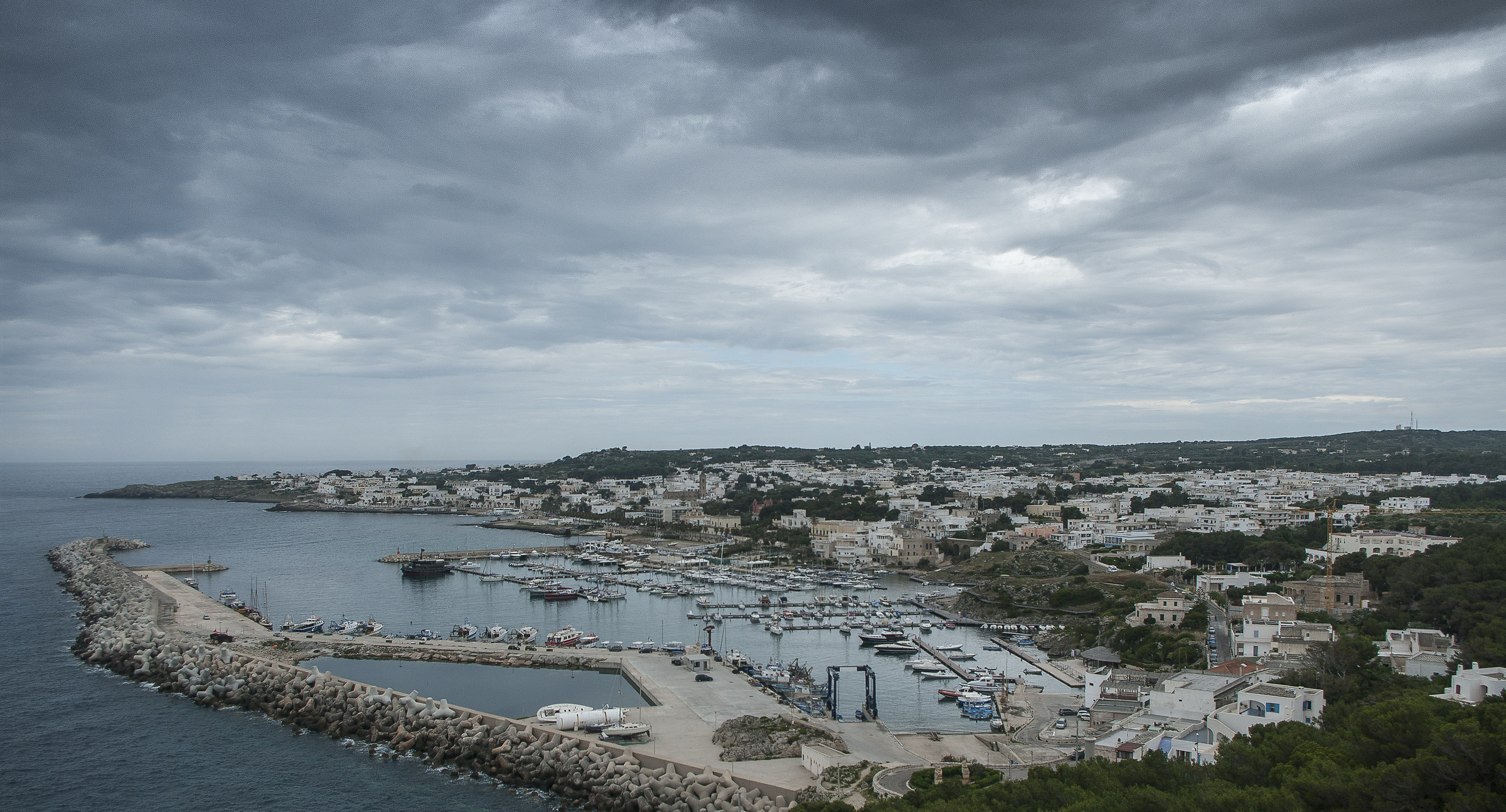 Santa Maria di Leuca view from the Munumental Waterfall