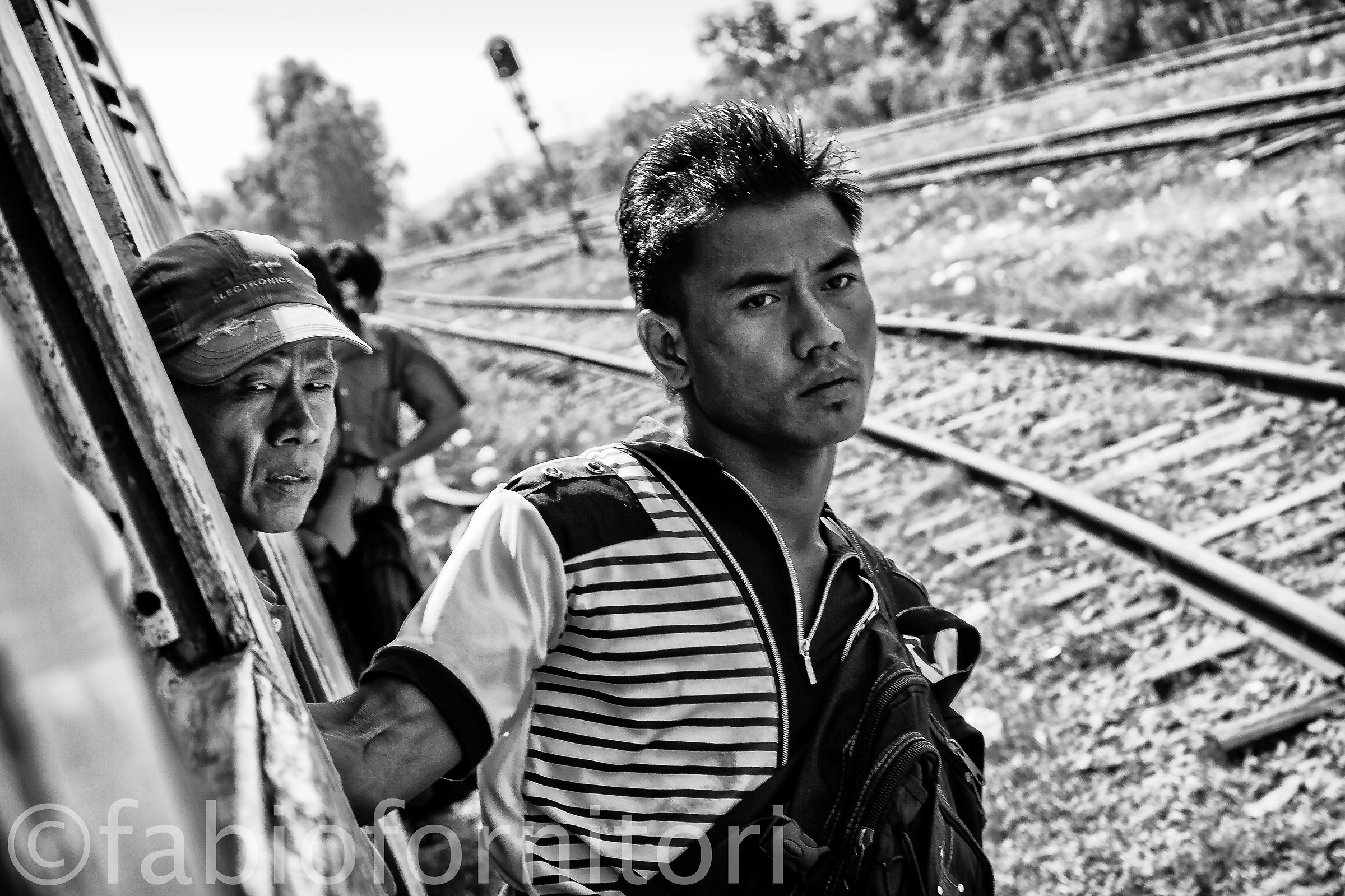 Imminent Arrival, YangoonRailwayStation, Myanmar, 2009