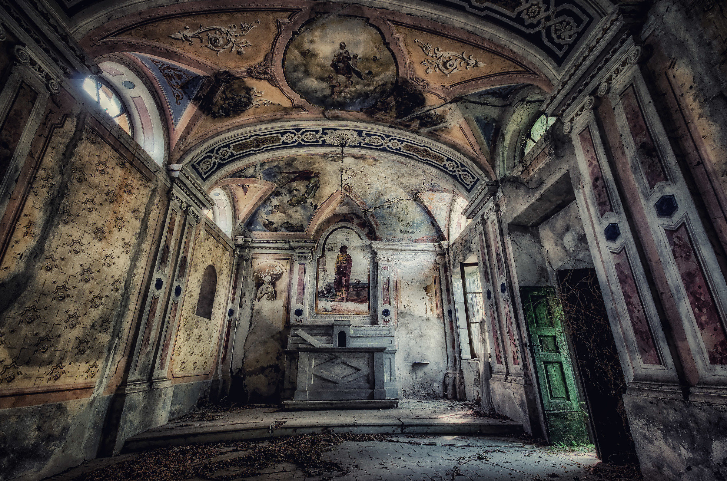 The abandoned church of the holy faceless ...