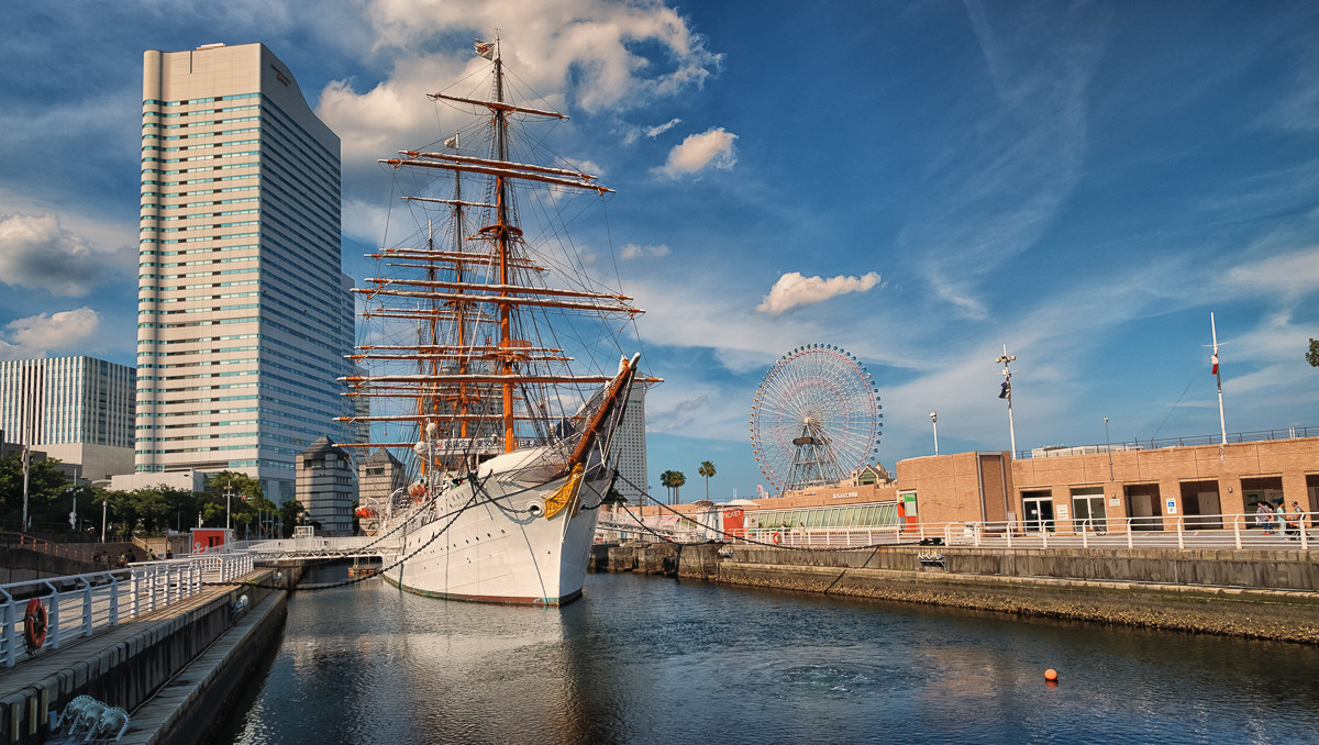 Yokohama - sail training boat nippon maru