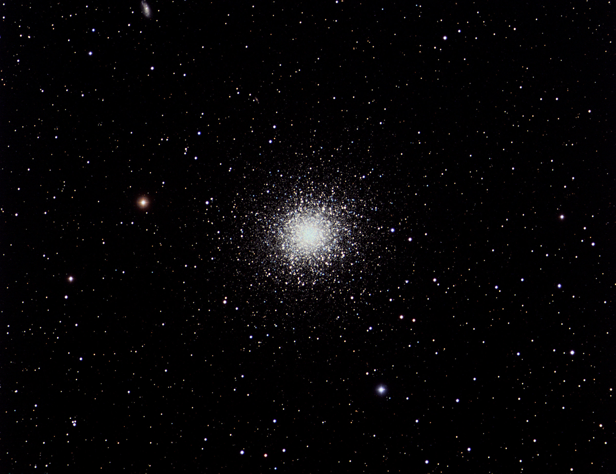 Globular M13 blockade