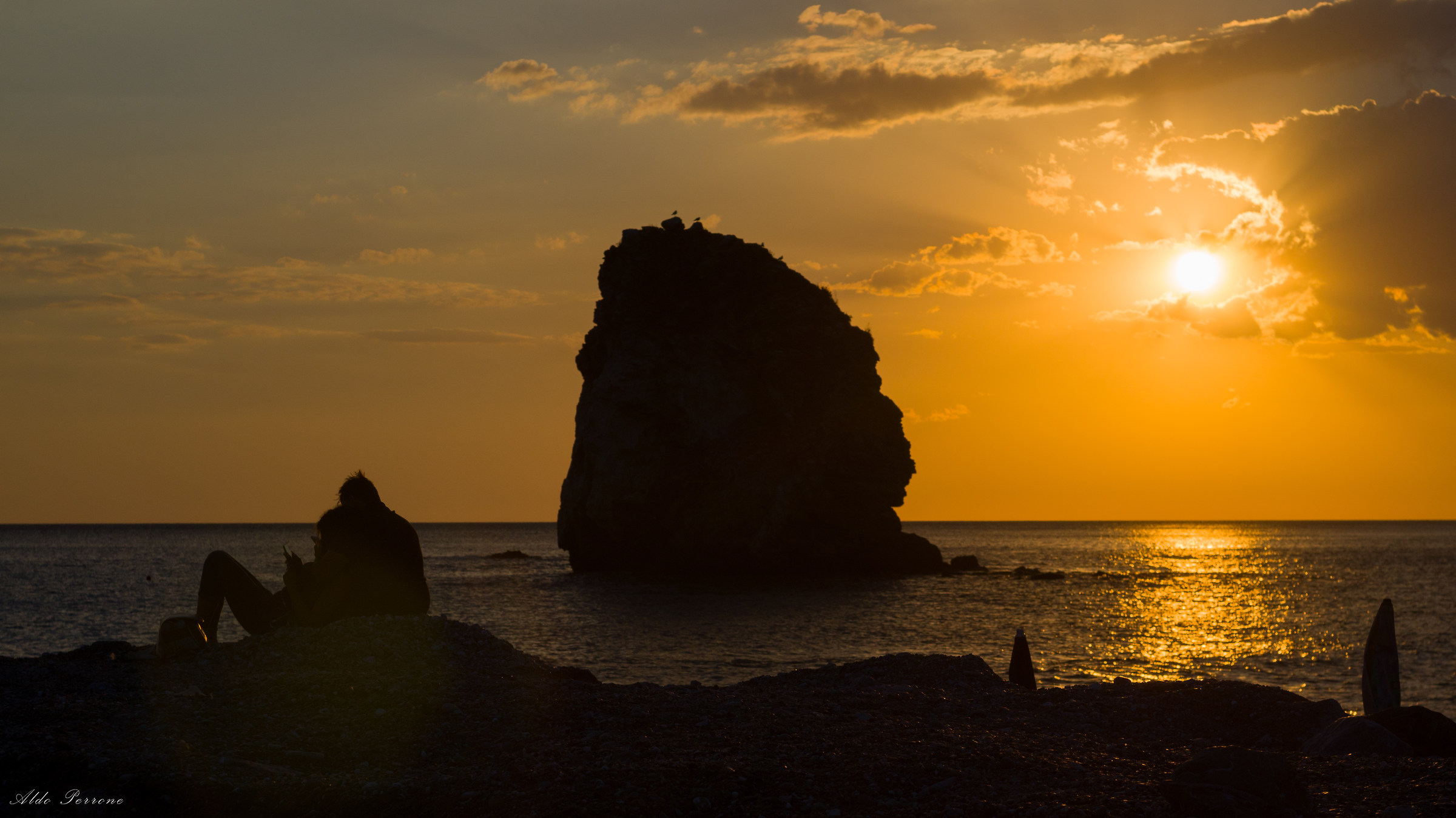 Lo scoglio al Tramonto - 2