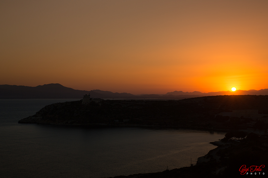 Tramonto a Calamosca (ca)