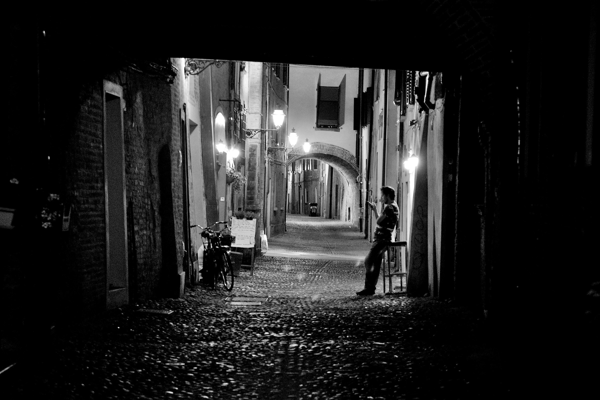 Summer evening in Ferrara