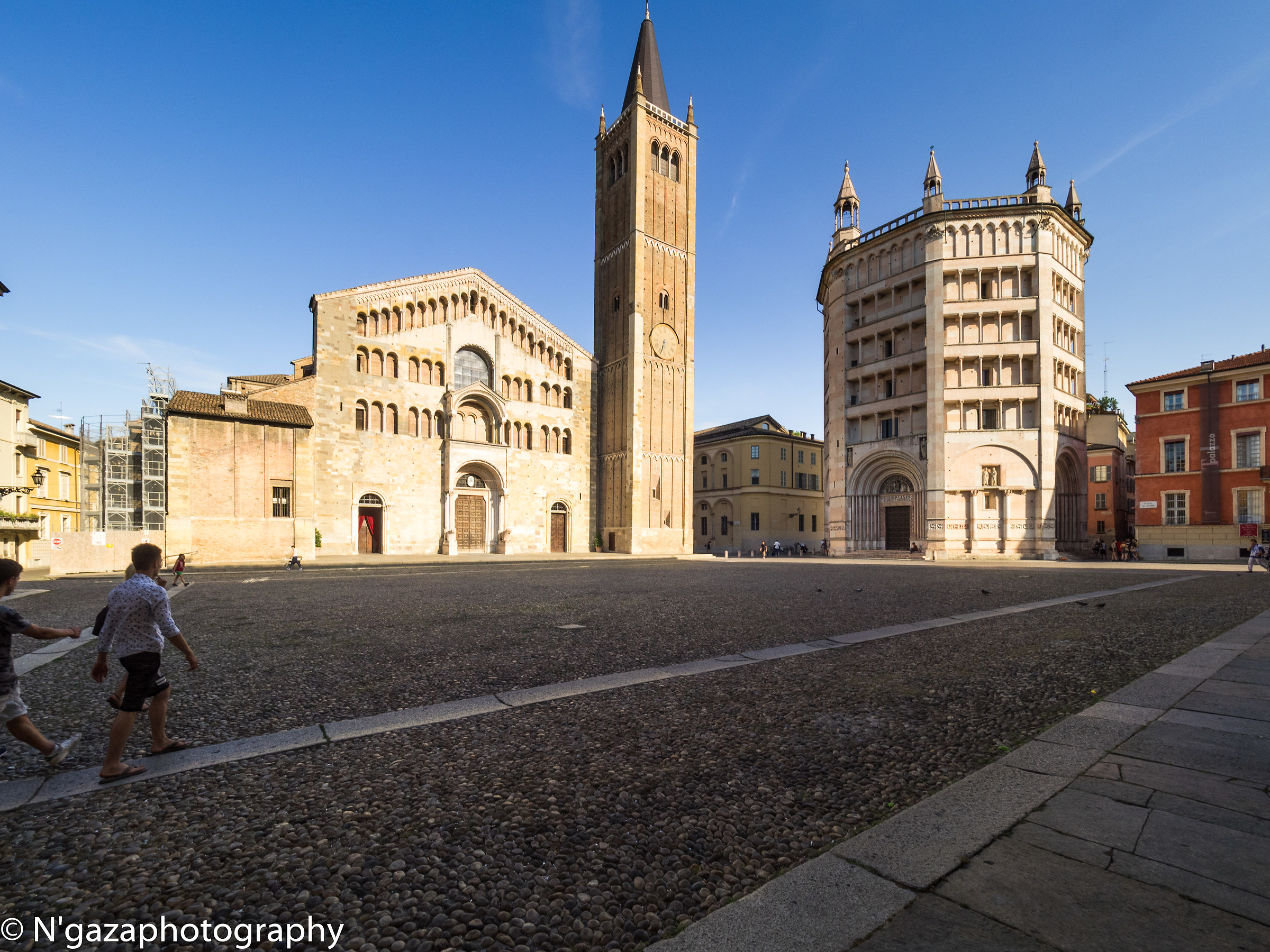 Baptistery in Parma center