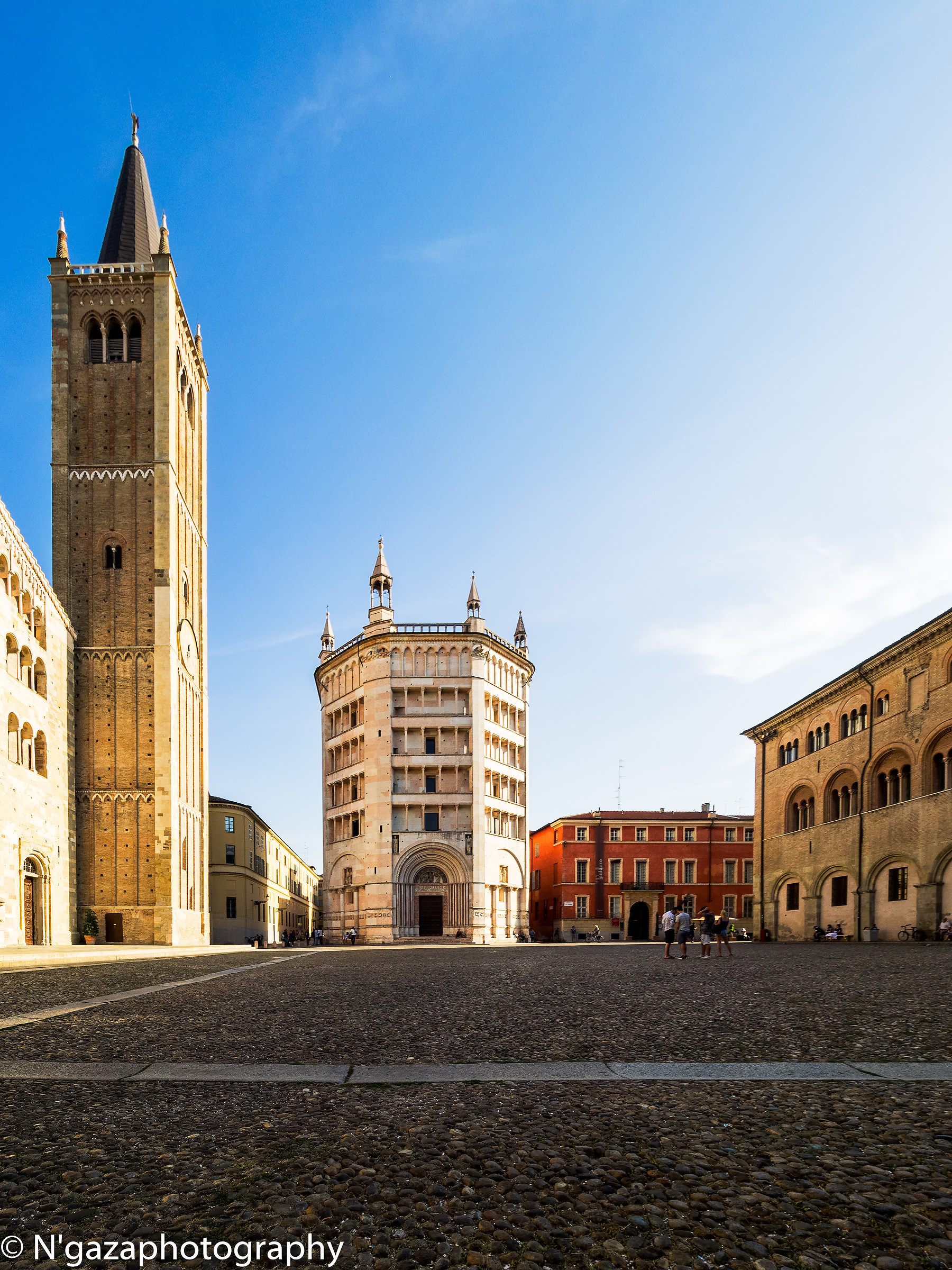 Baptistery in Parma center