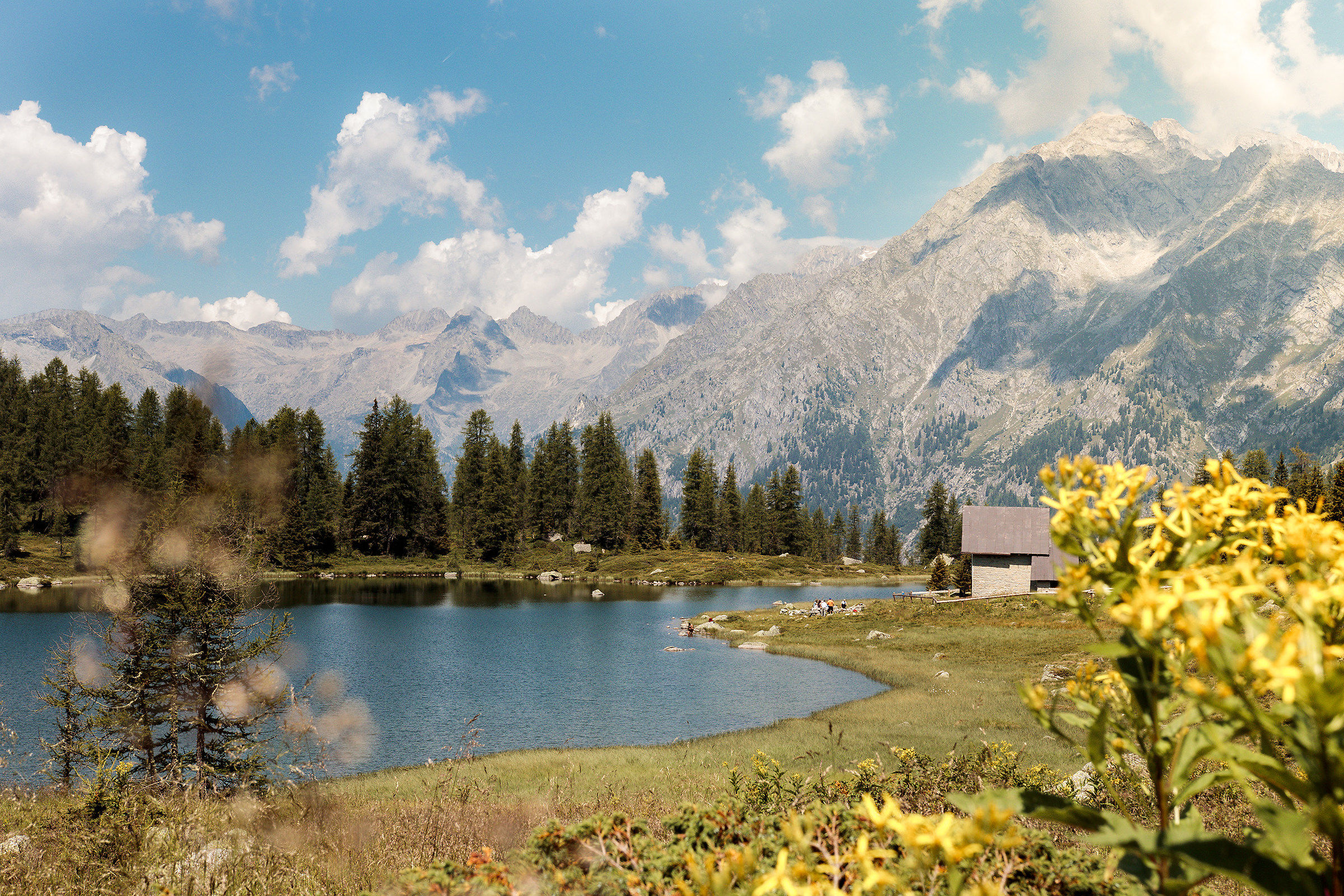 Lake St. Julian's and church