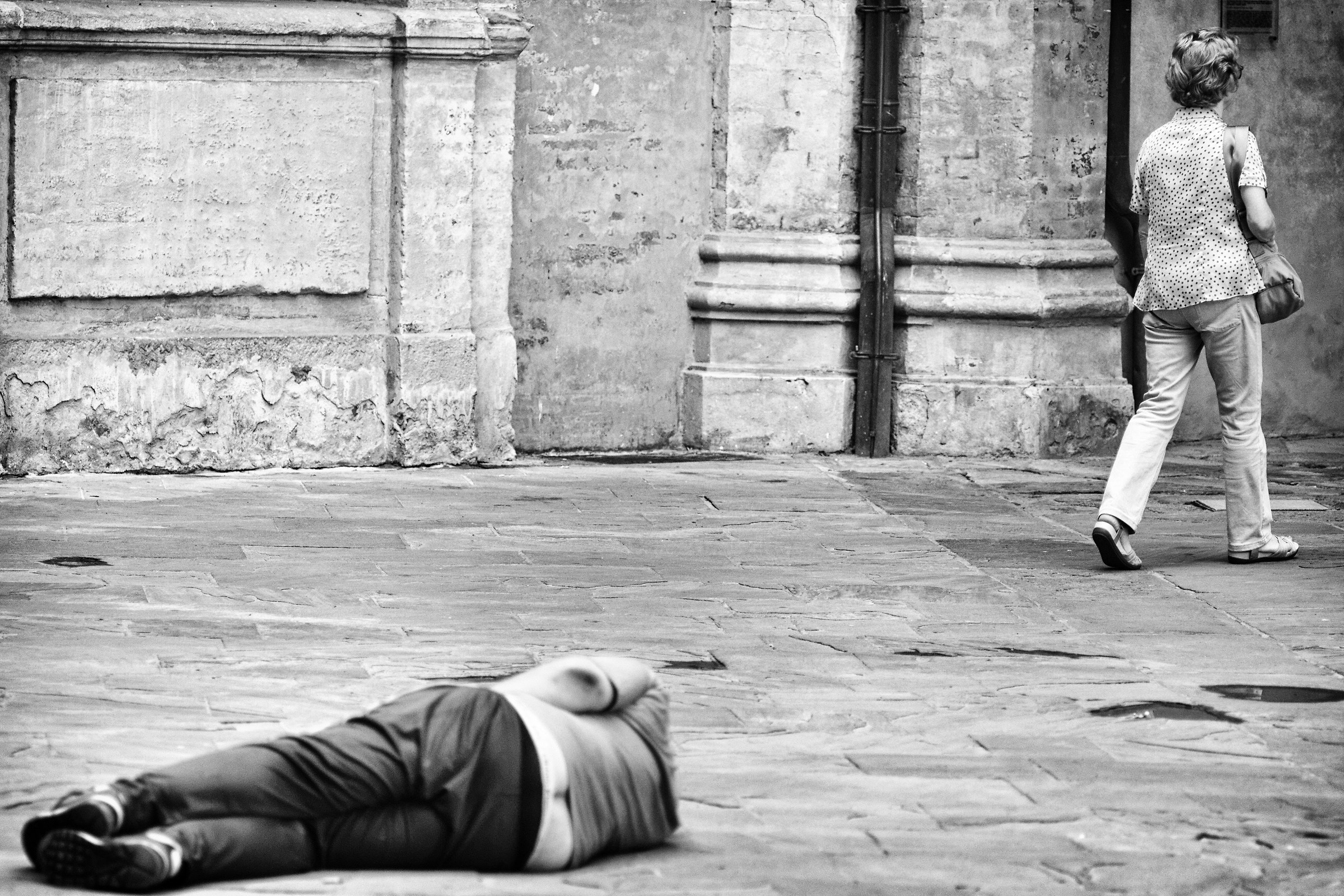 Indifferent to everything.