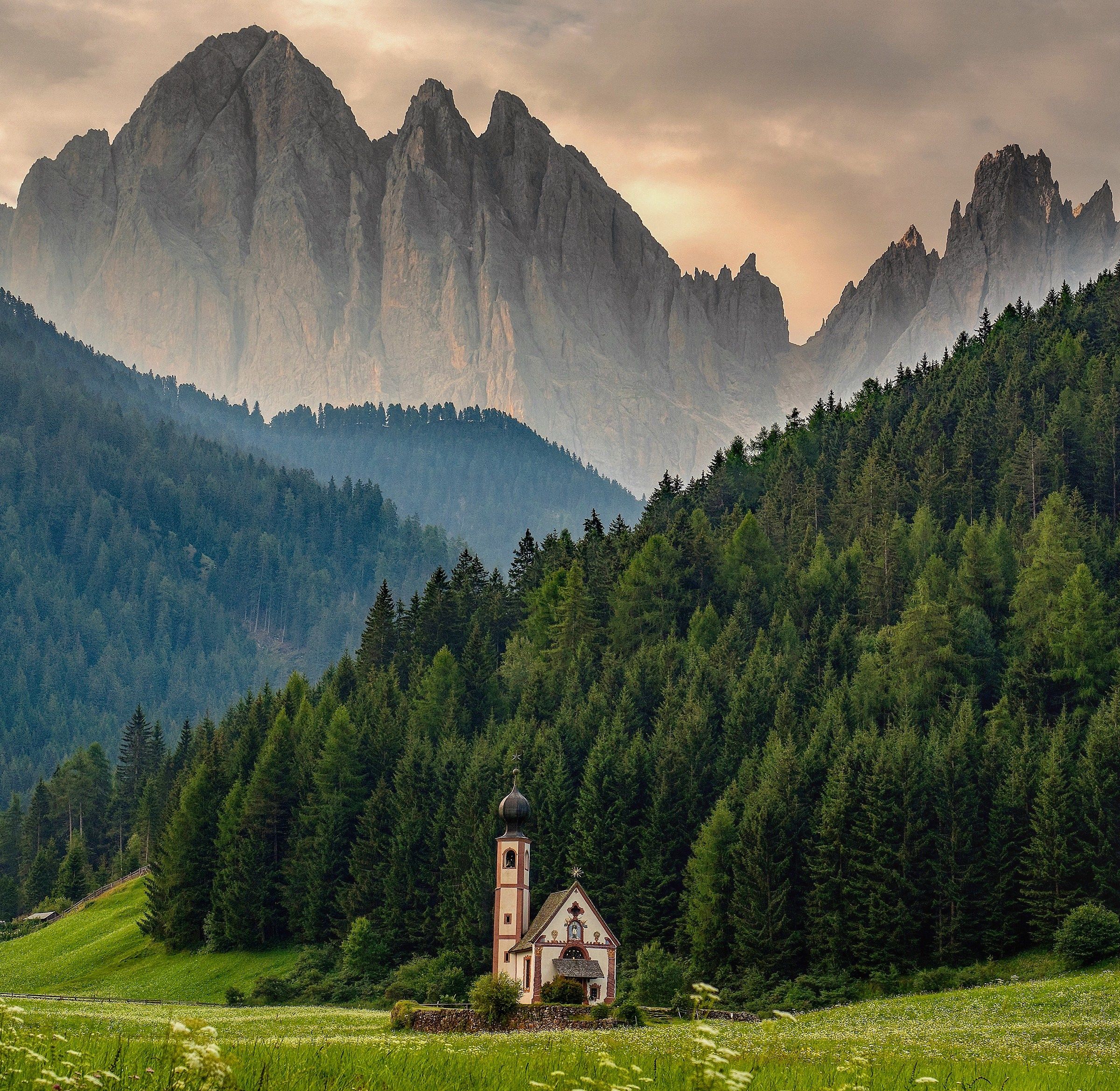 Church of San Giovanni in Ranui Valley of Funes