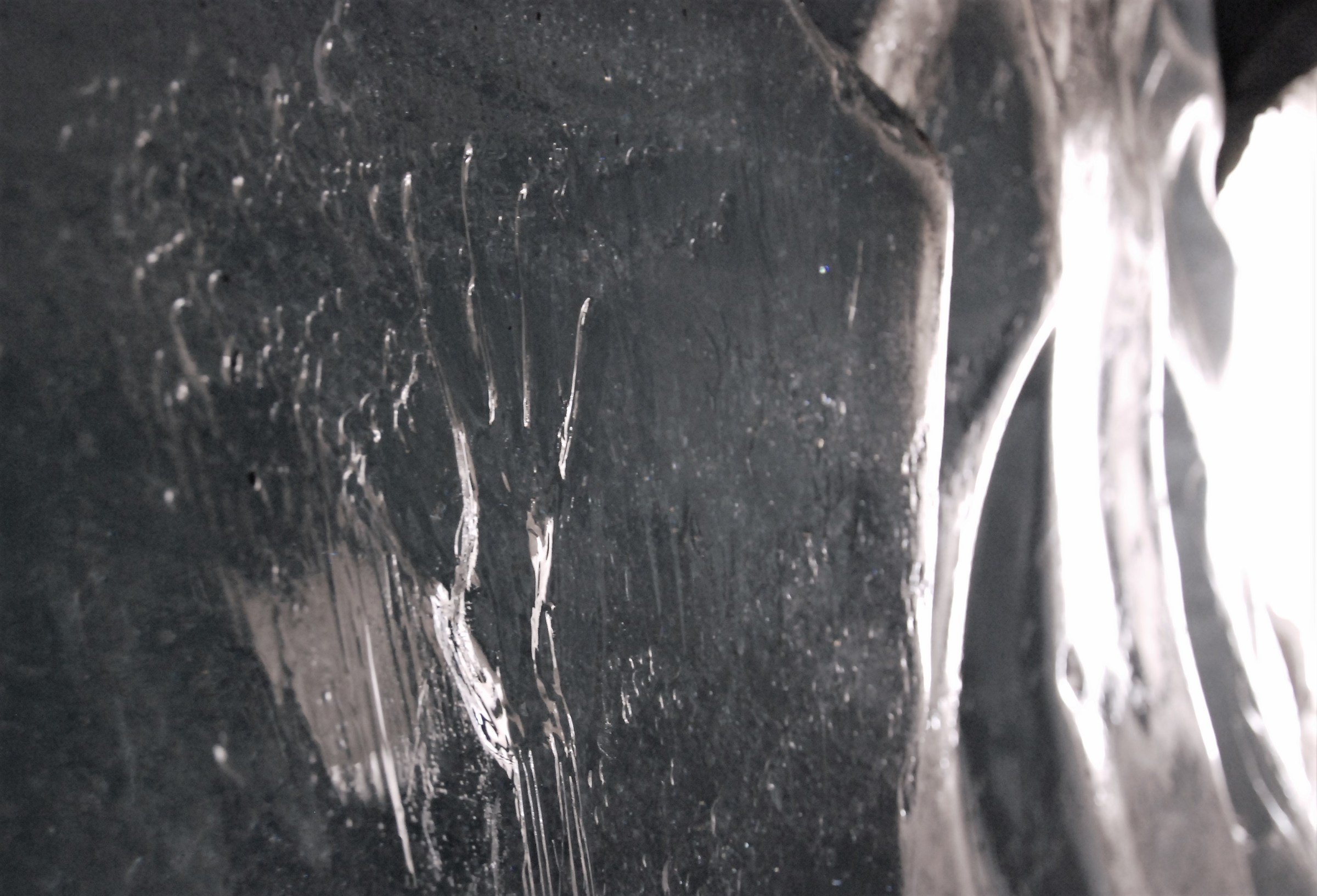 Impronta nel ghiacciaio