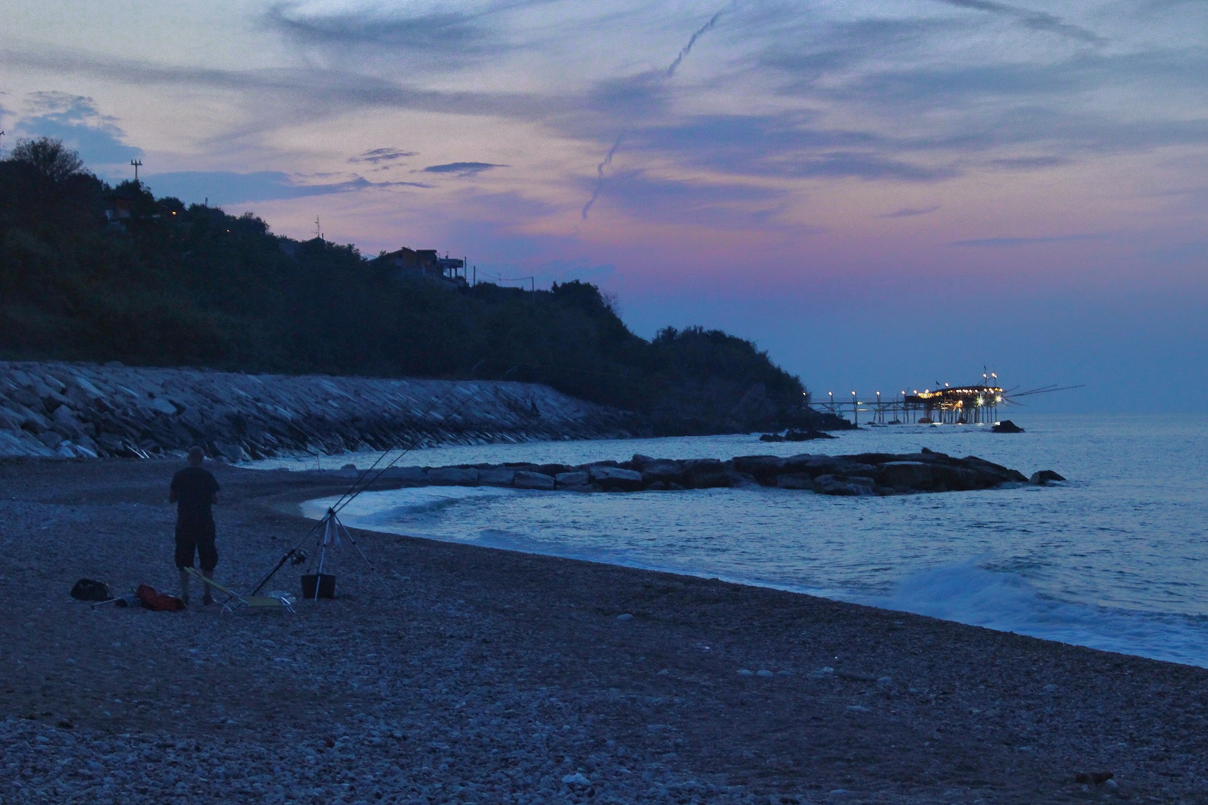 Blue time at overflow