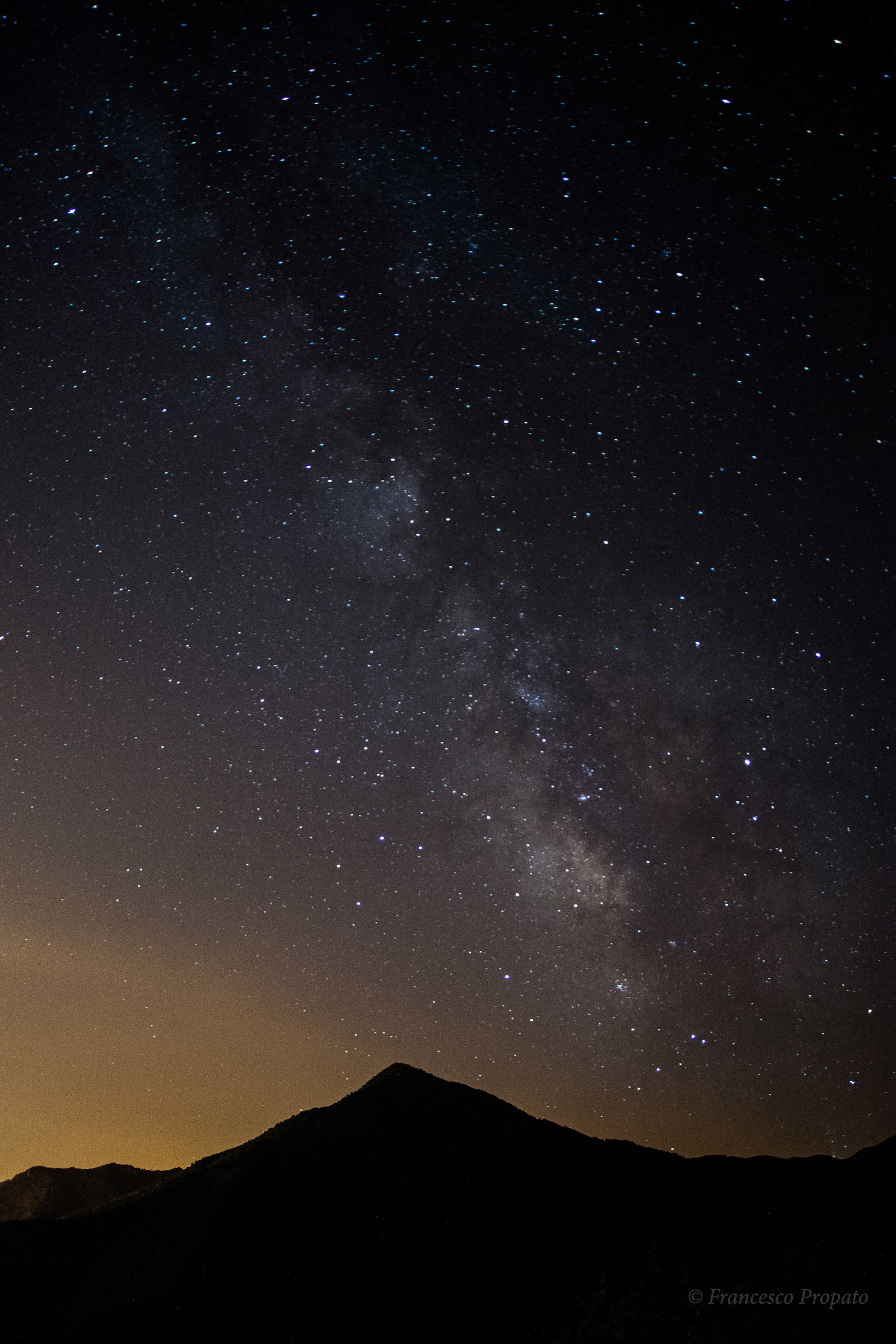 Milk Way on Pollino