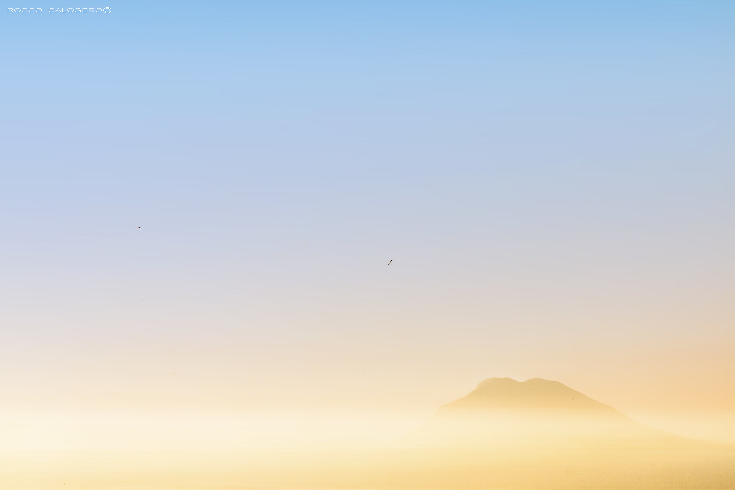 Stromboli, lost in the mist