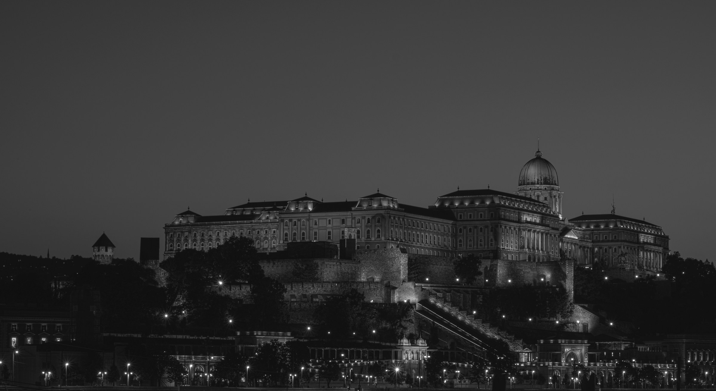 Royal palace b / w