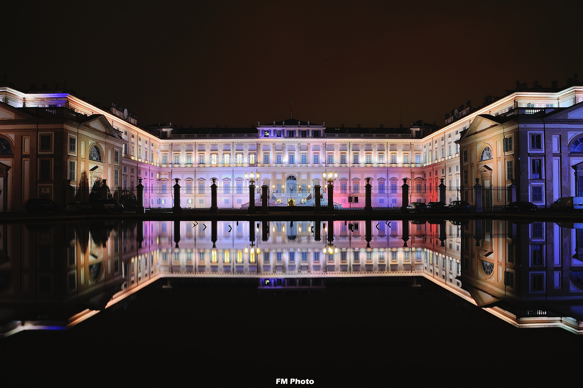 Villa di Monza by Night