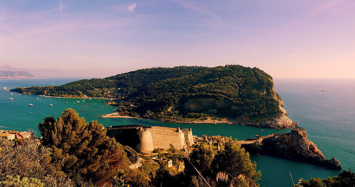 Panoramica verso la Palmaria