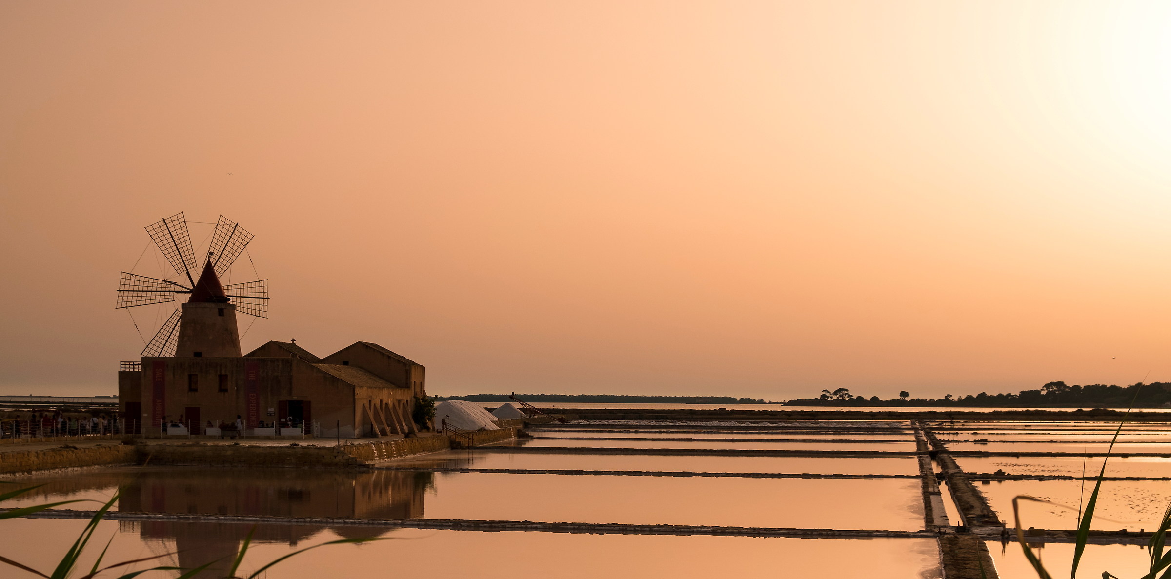 Sunset on the salt pans - Trapani