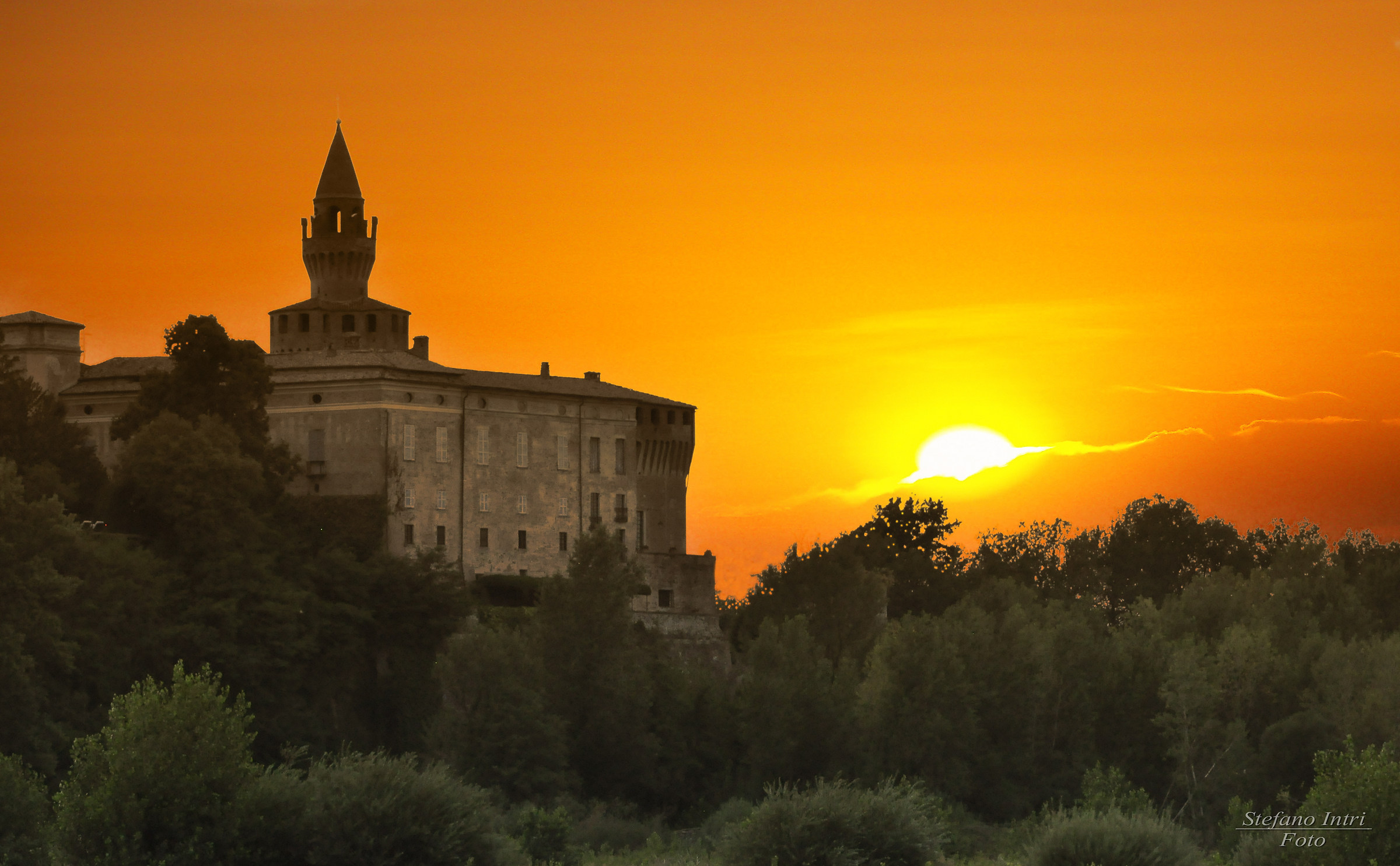 Sunset at the Castle