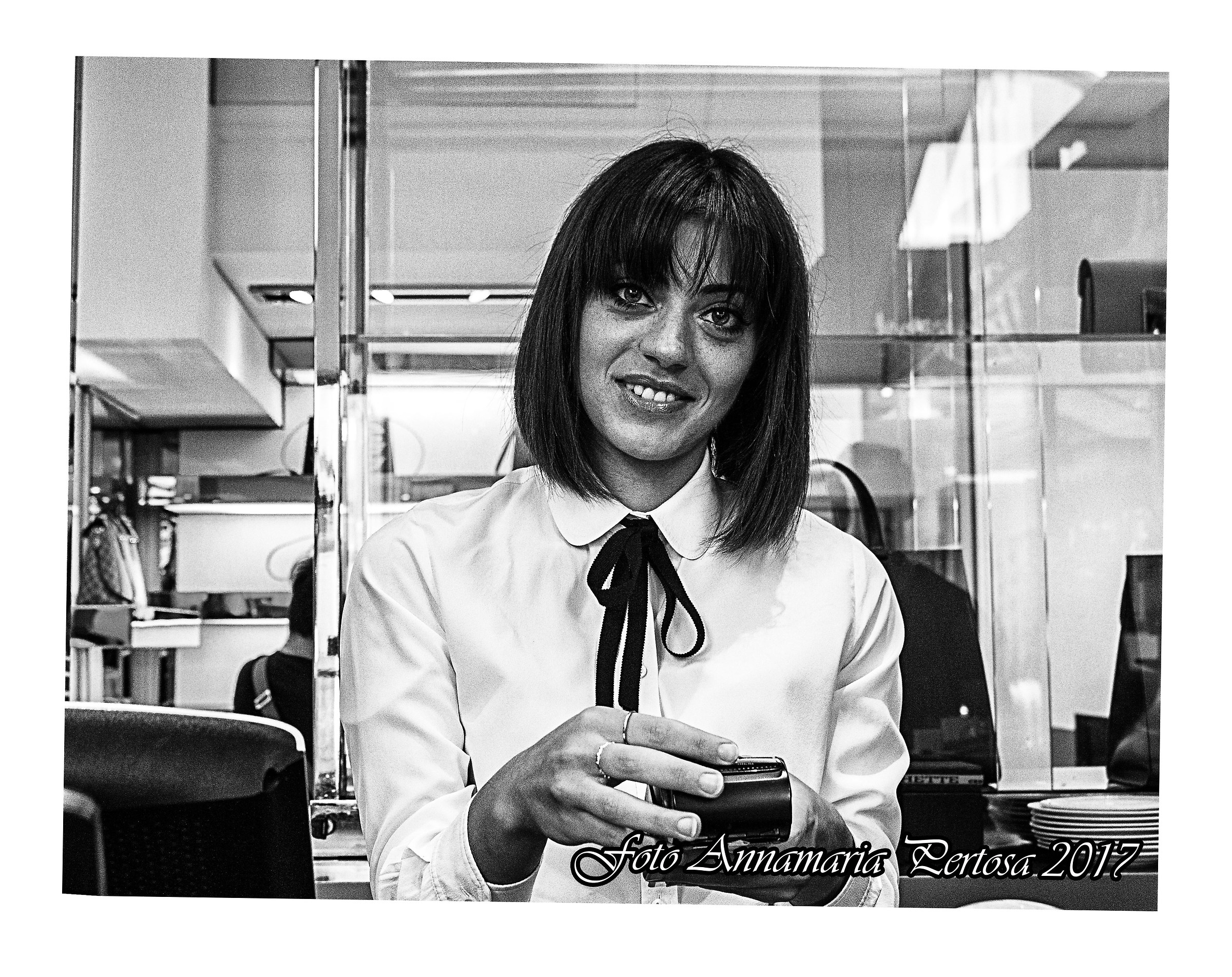 The bartender in the gallery