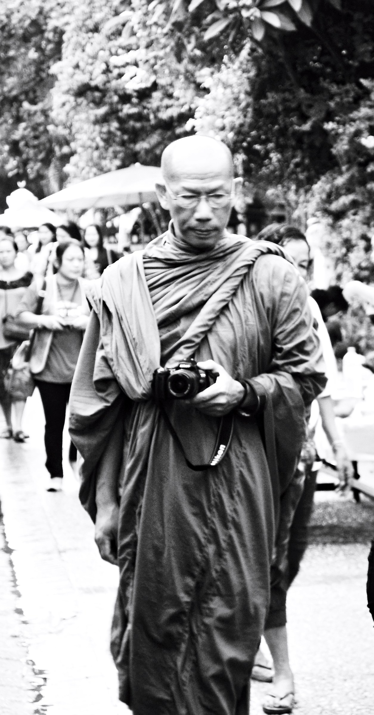 A reflection in the monastery ....