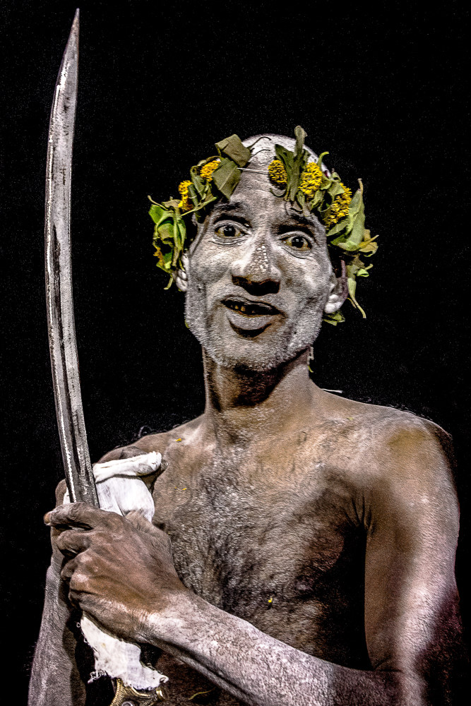 Il guardiano della festa! Hindù.