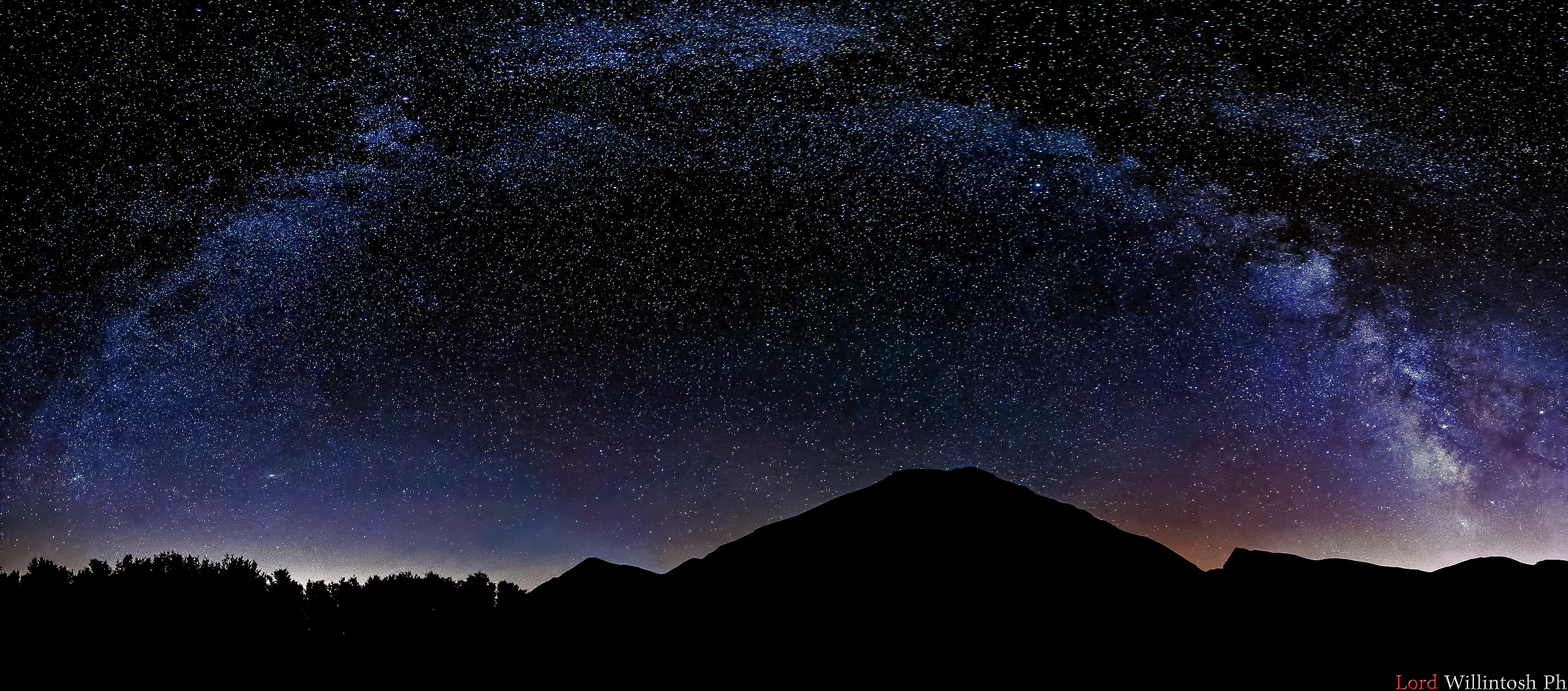 Overview of Milky Way on the Gran Sasso