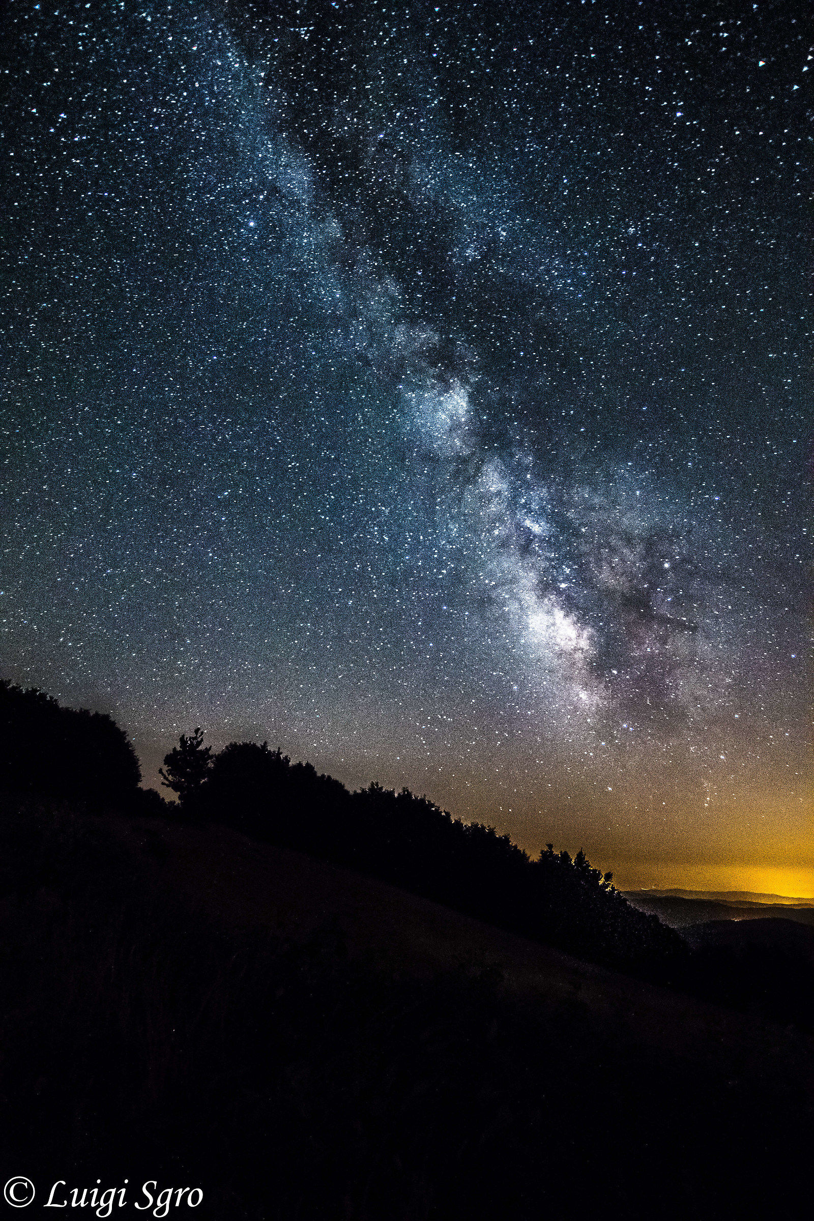 Via Lattea, from Monte Botte Donato (1928 Mt), Sila