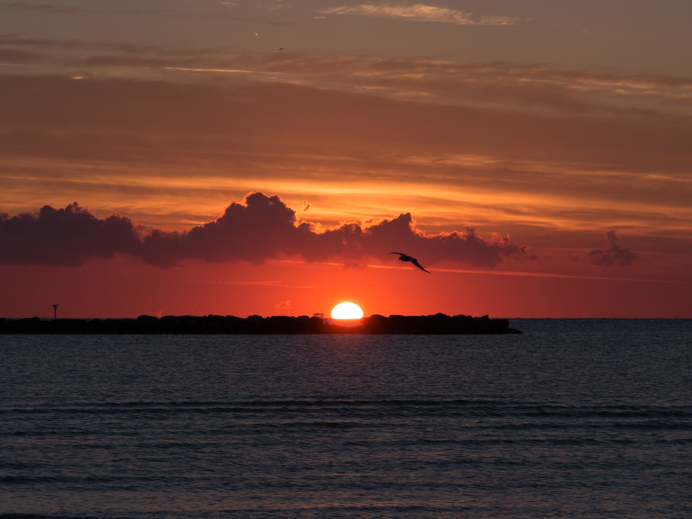 Sunrise in Cesenatico 1