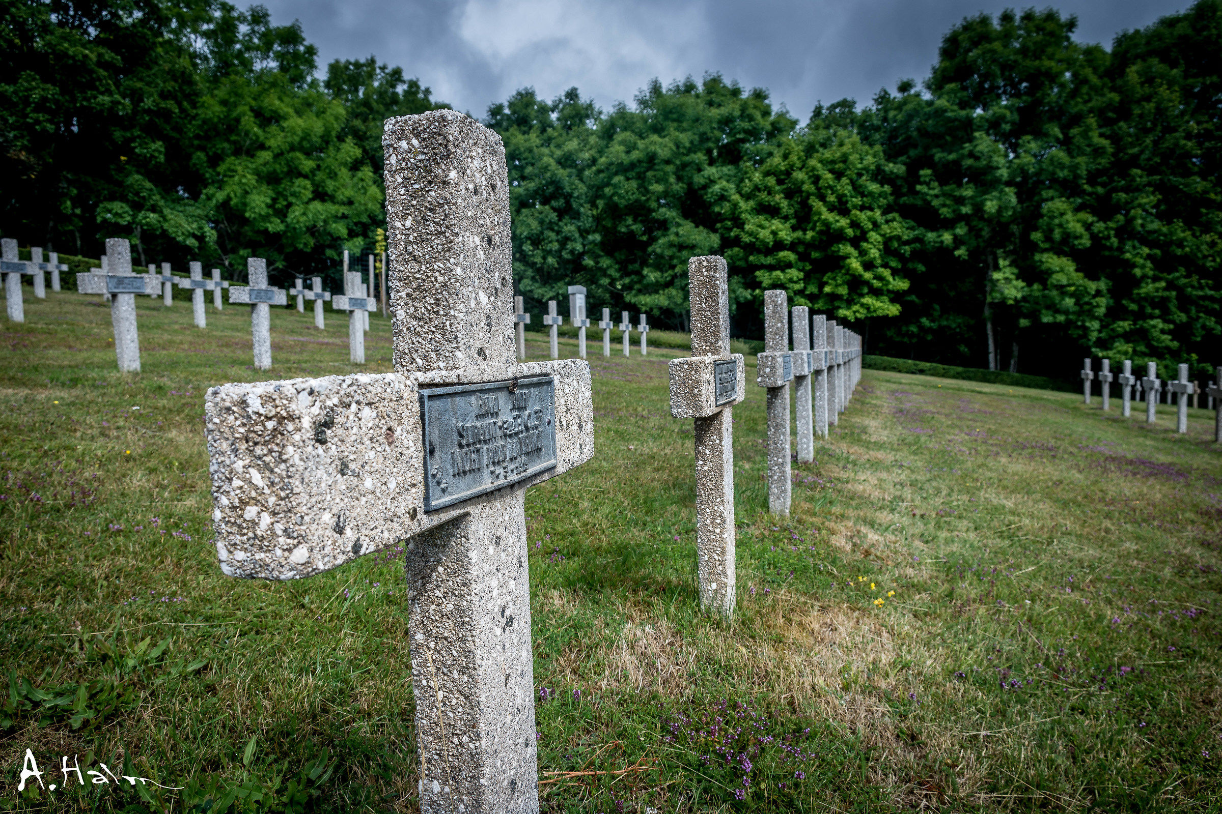 French World War 1 Cementary at Hartmannswilerskopf