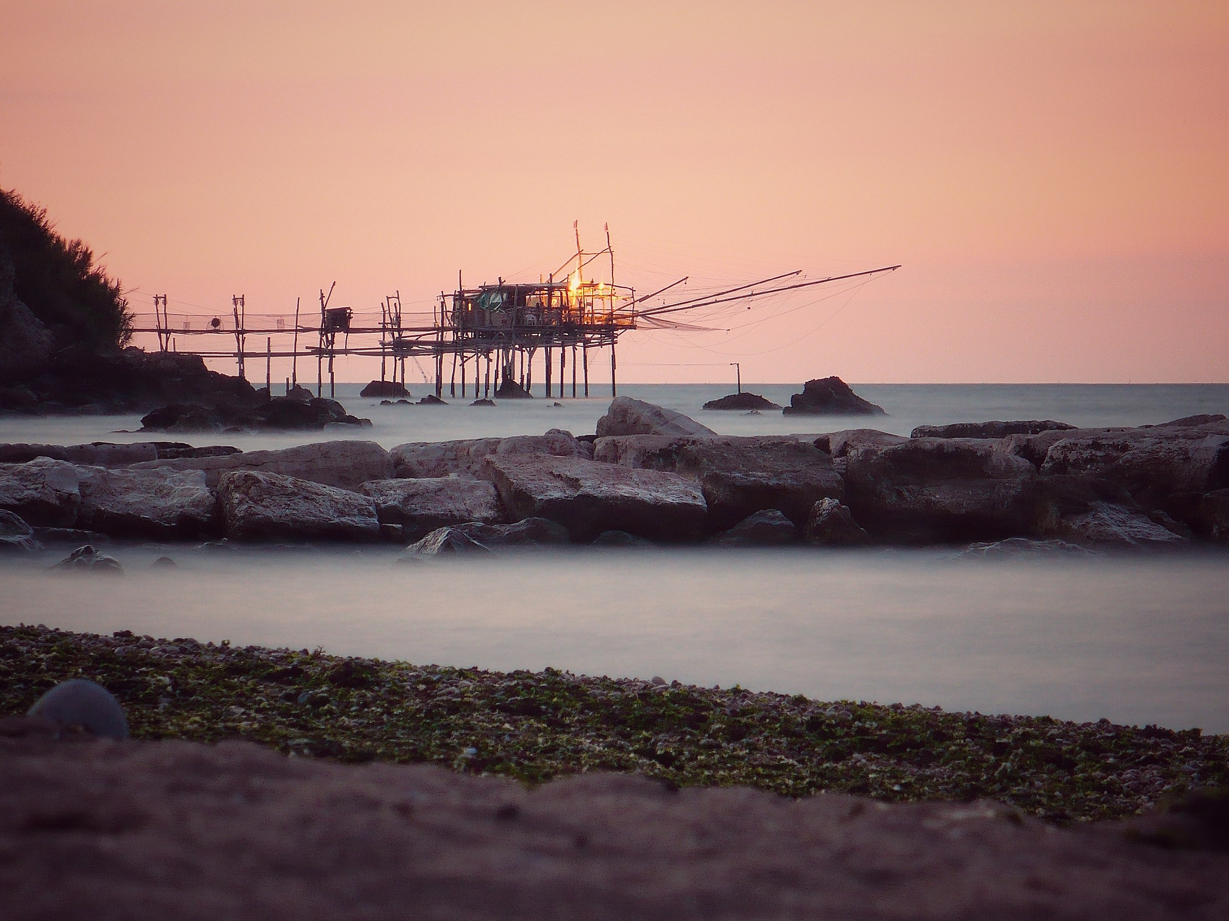 Trabocco di sera