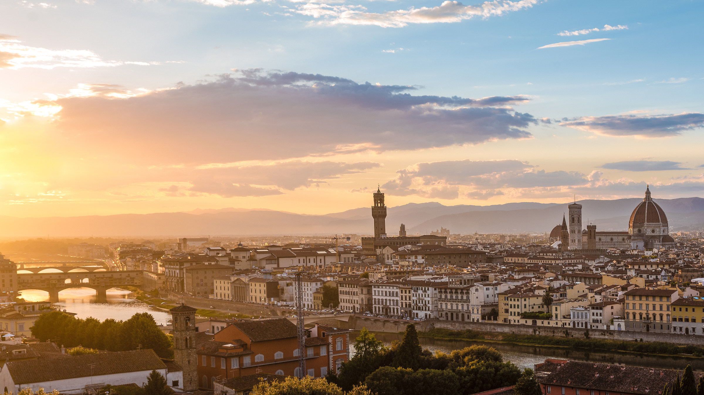 Firenze dopo l'acquazzone