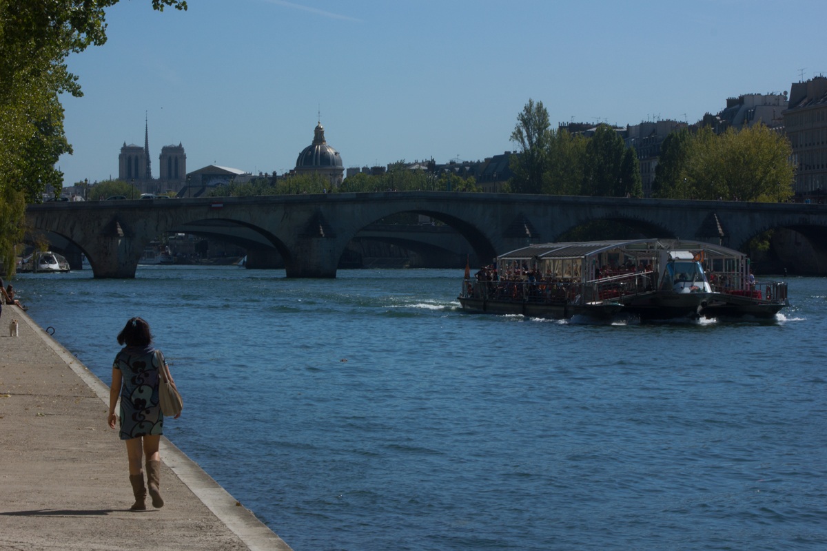 Passeggiando lungo la Senna