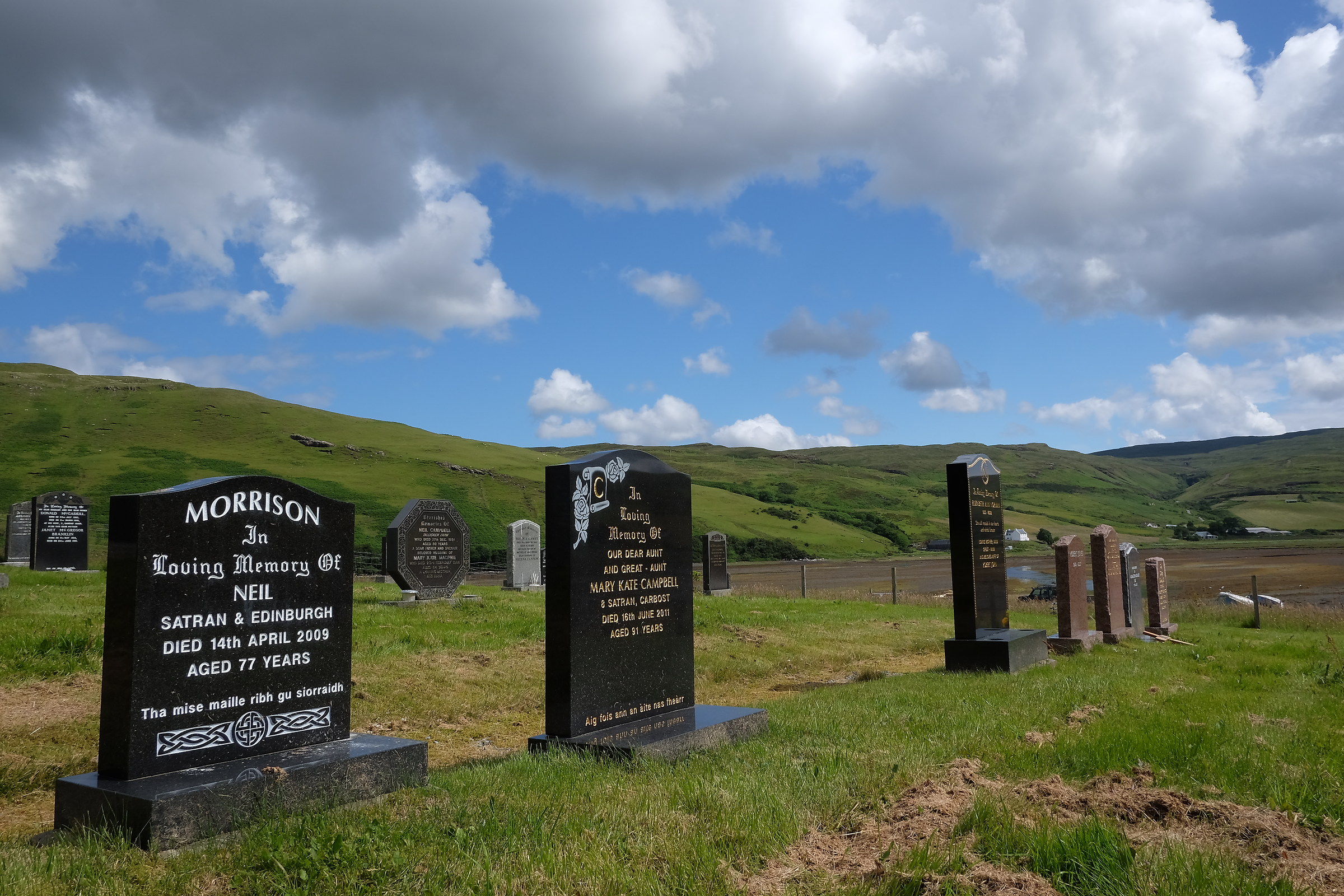 Cemetery on Skye Island