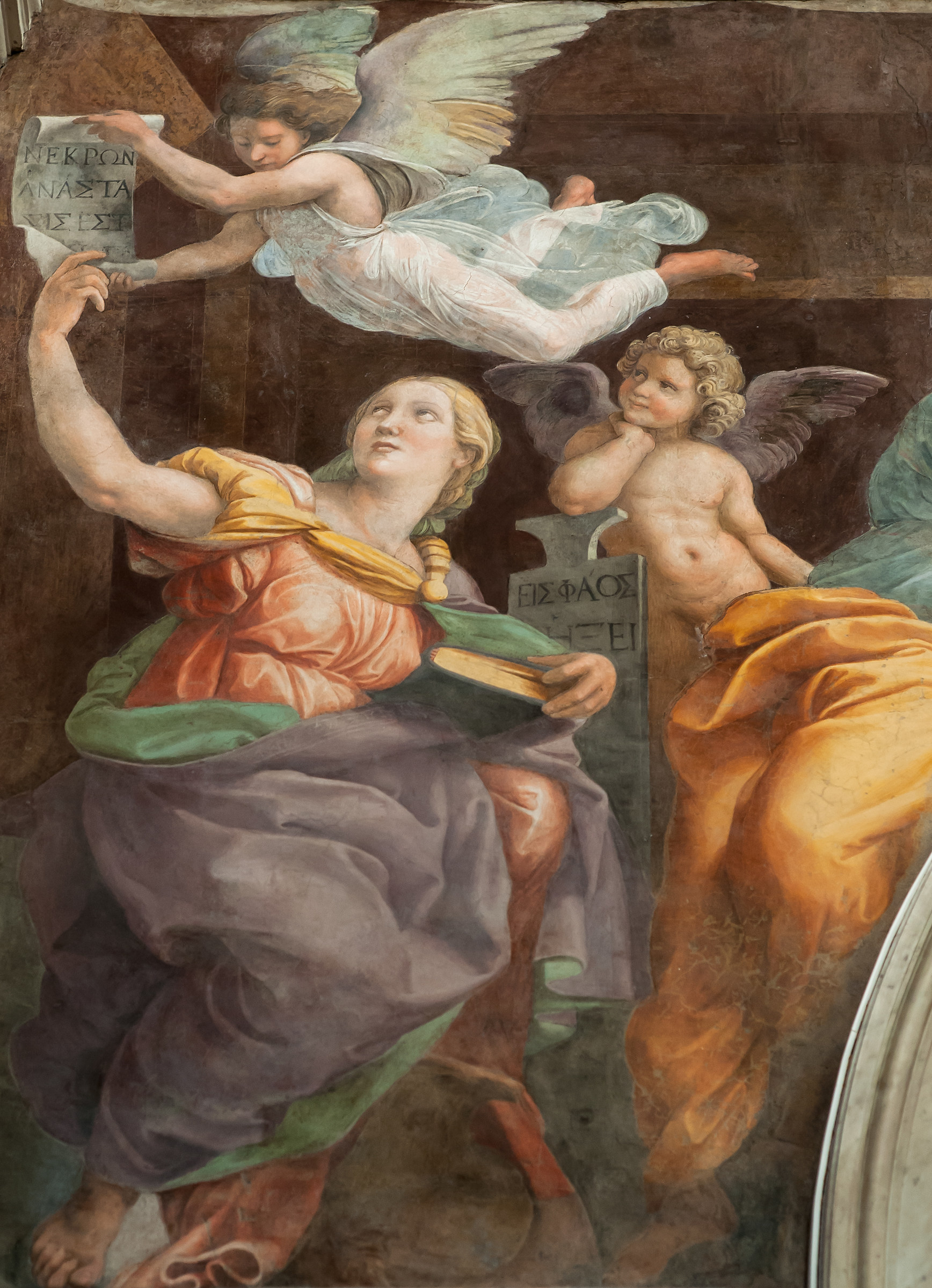 Roma-S.Maria della Pace,la Sibilla Cumana di Raffaello