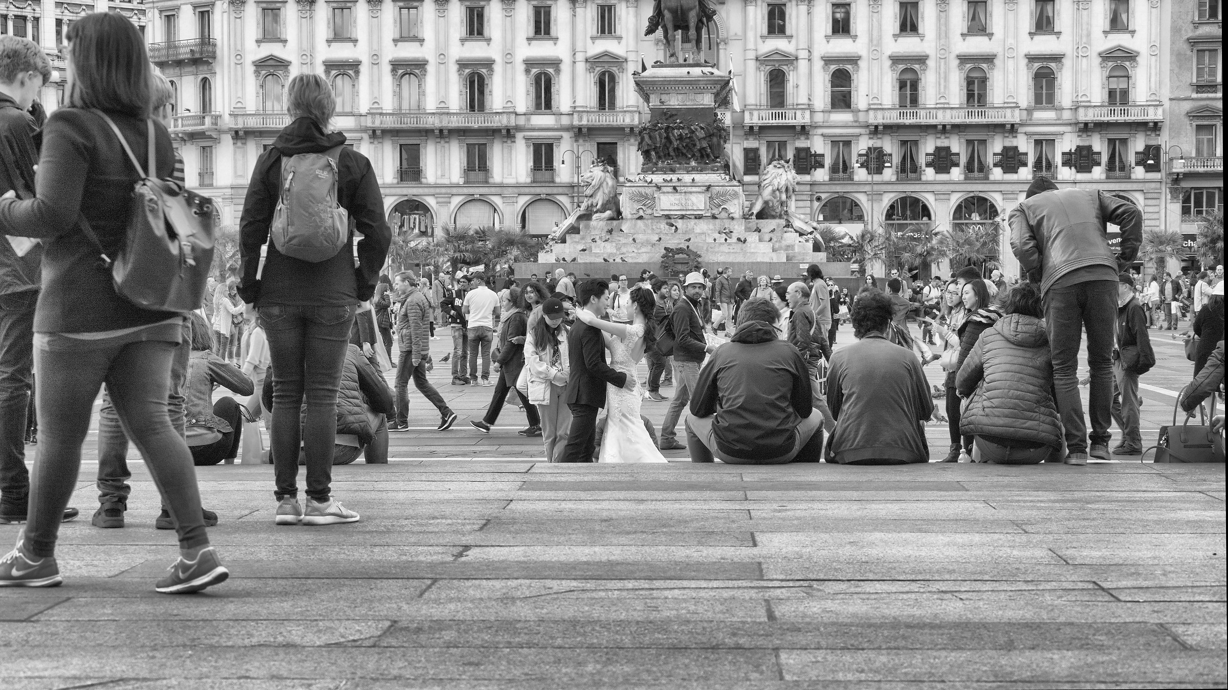 Where are the spouses?