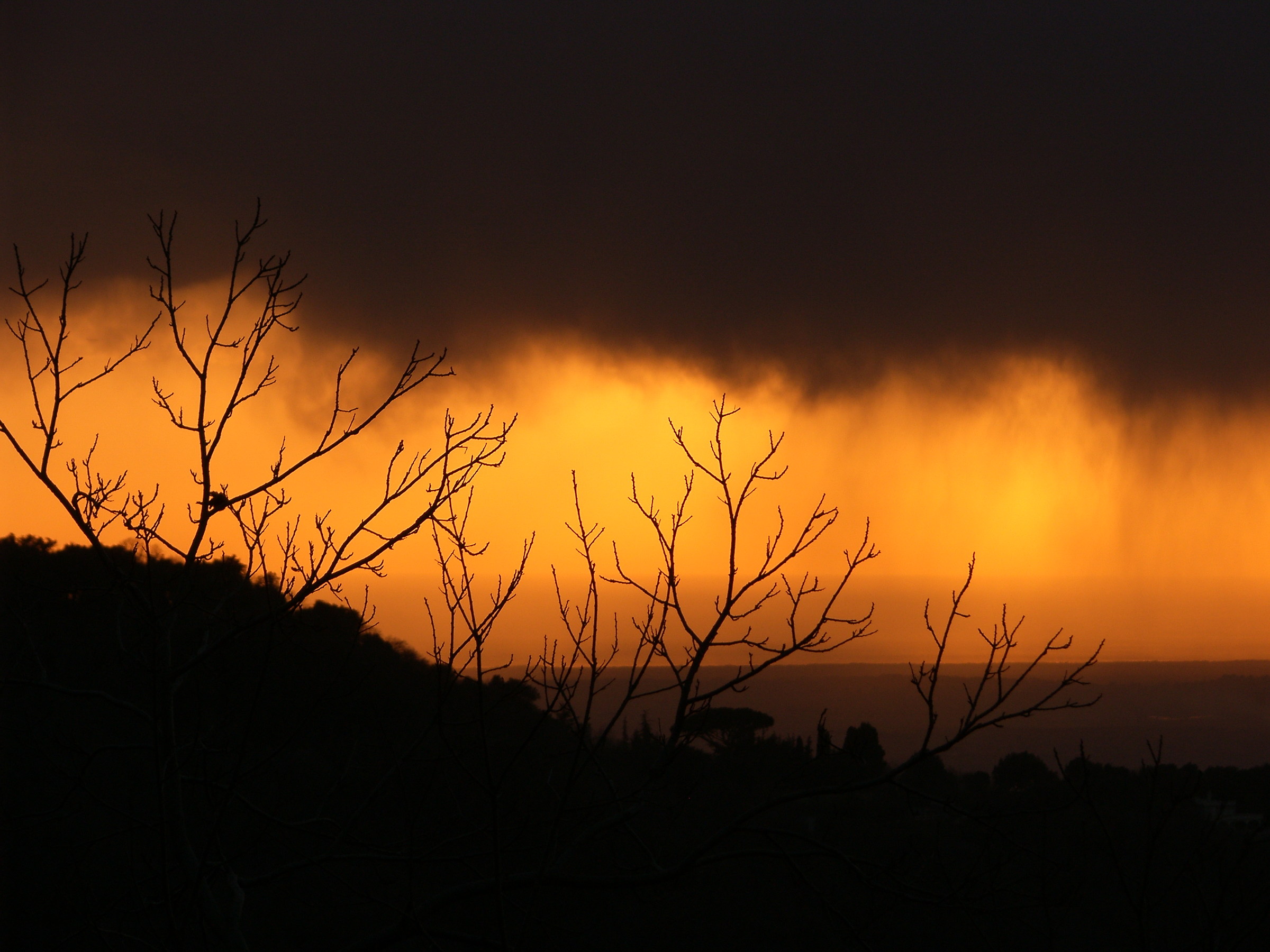 Tramonto da Ariccia (rm)