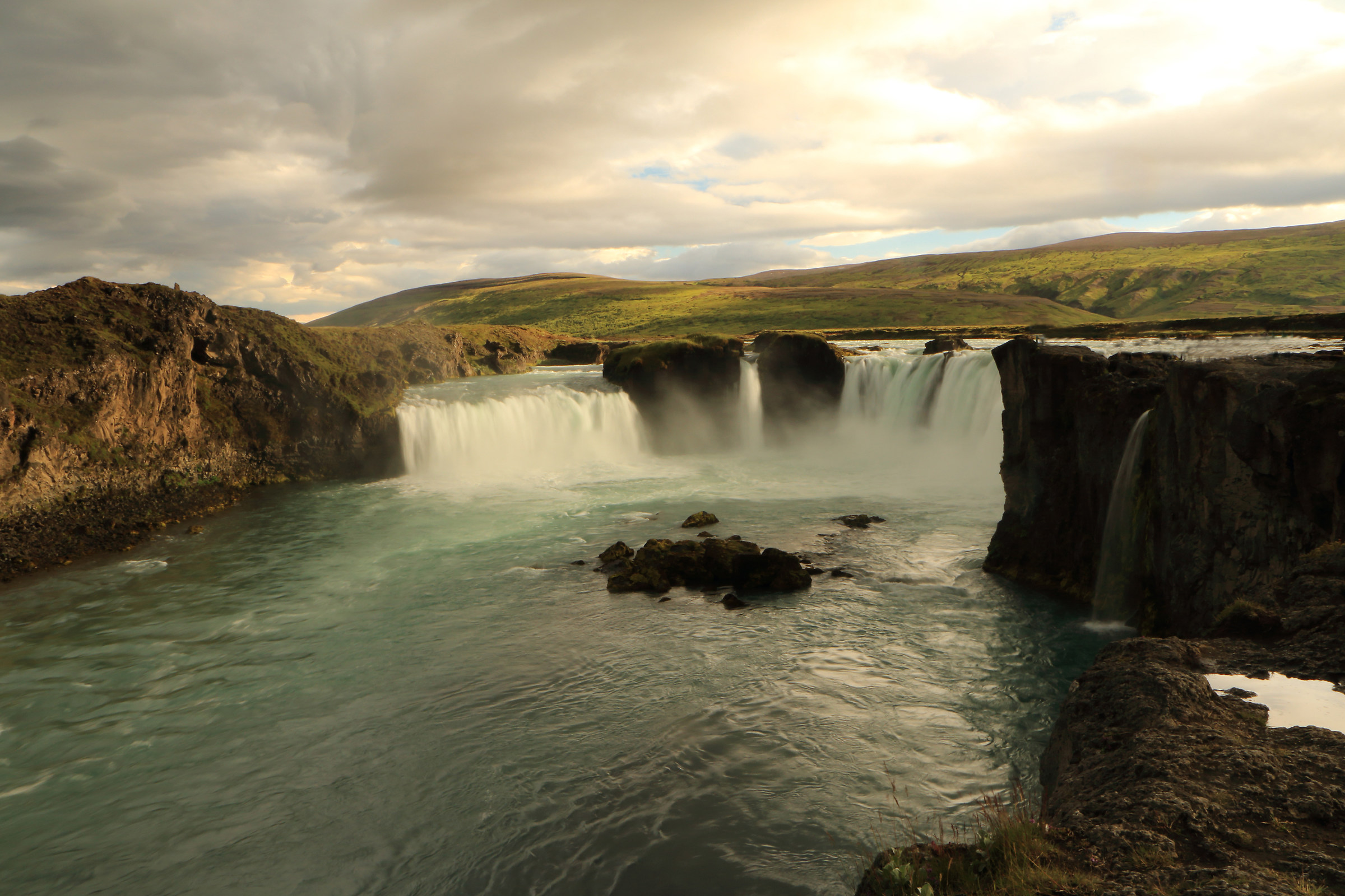 luce a Godafoss