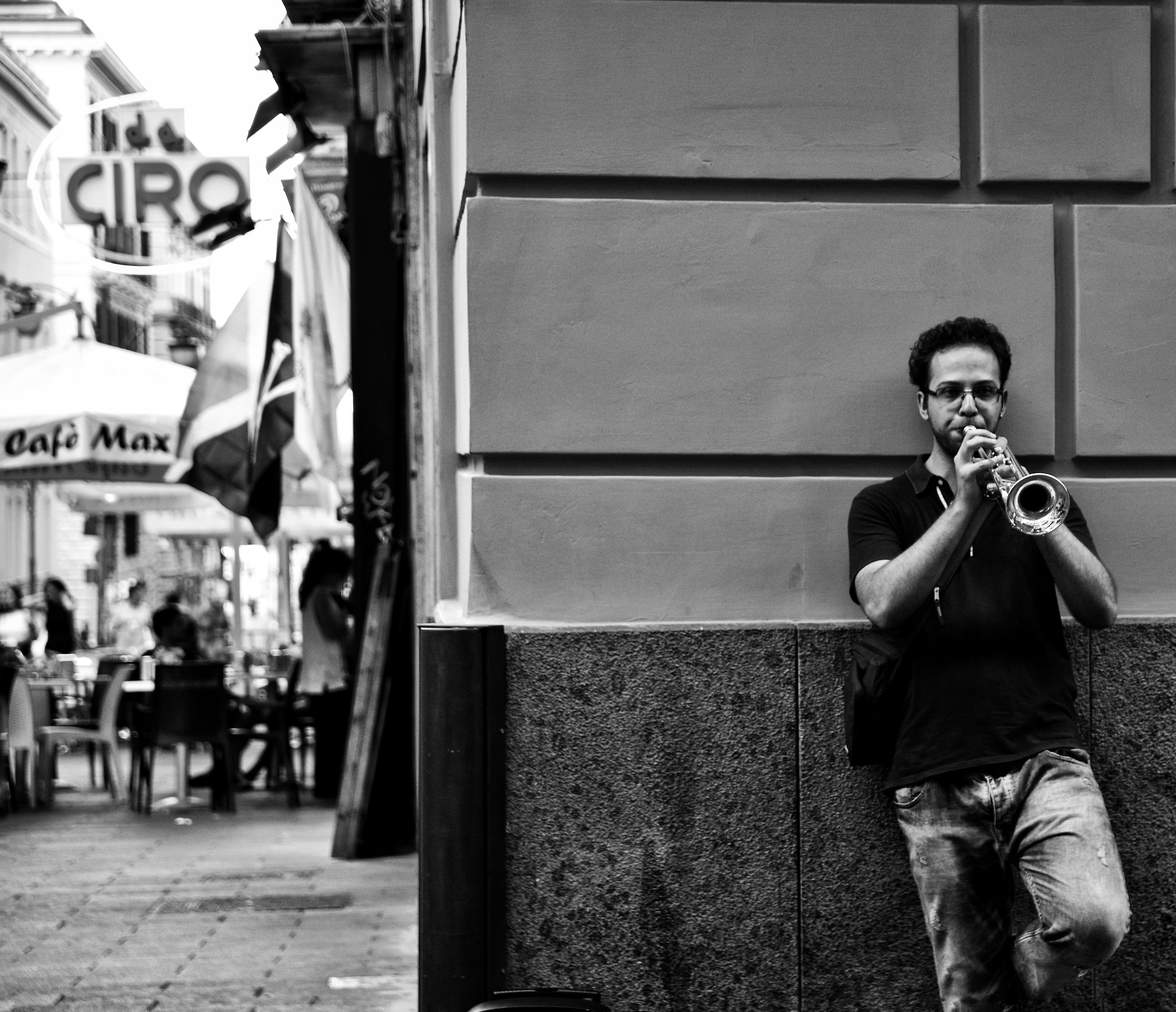 In the streets of Naples