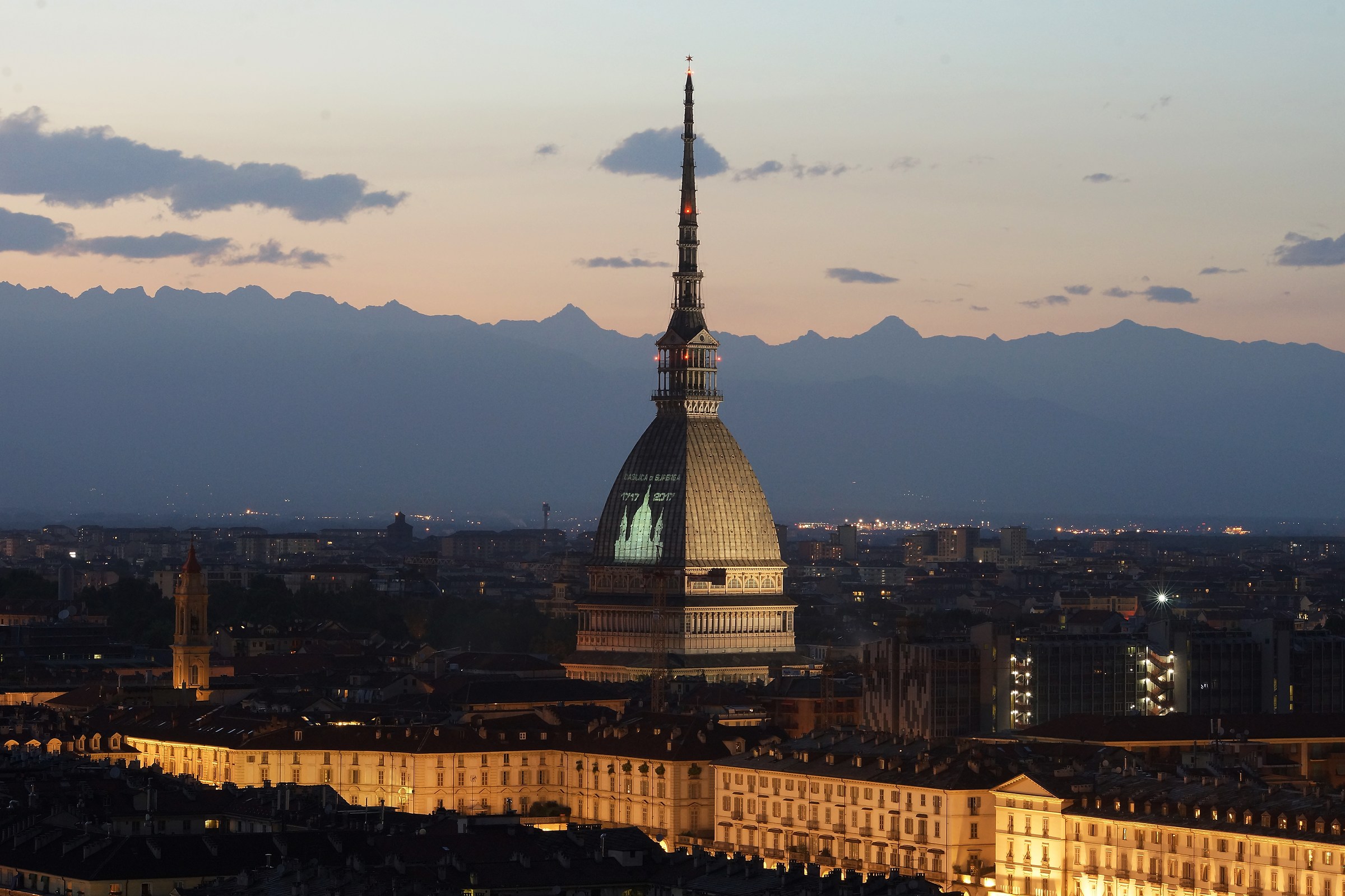 La Mole di Torino, Anniversario 300 anni della Basilica