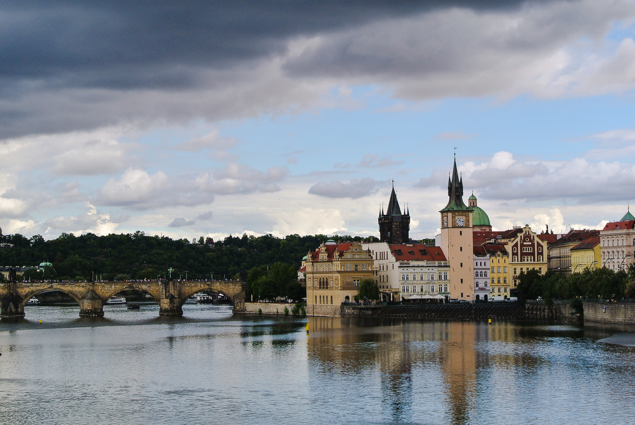 Charles Bridge in the afternoon