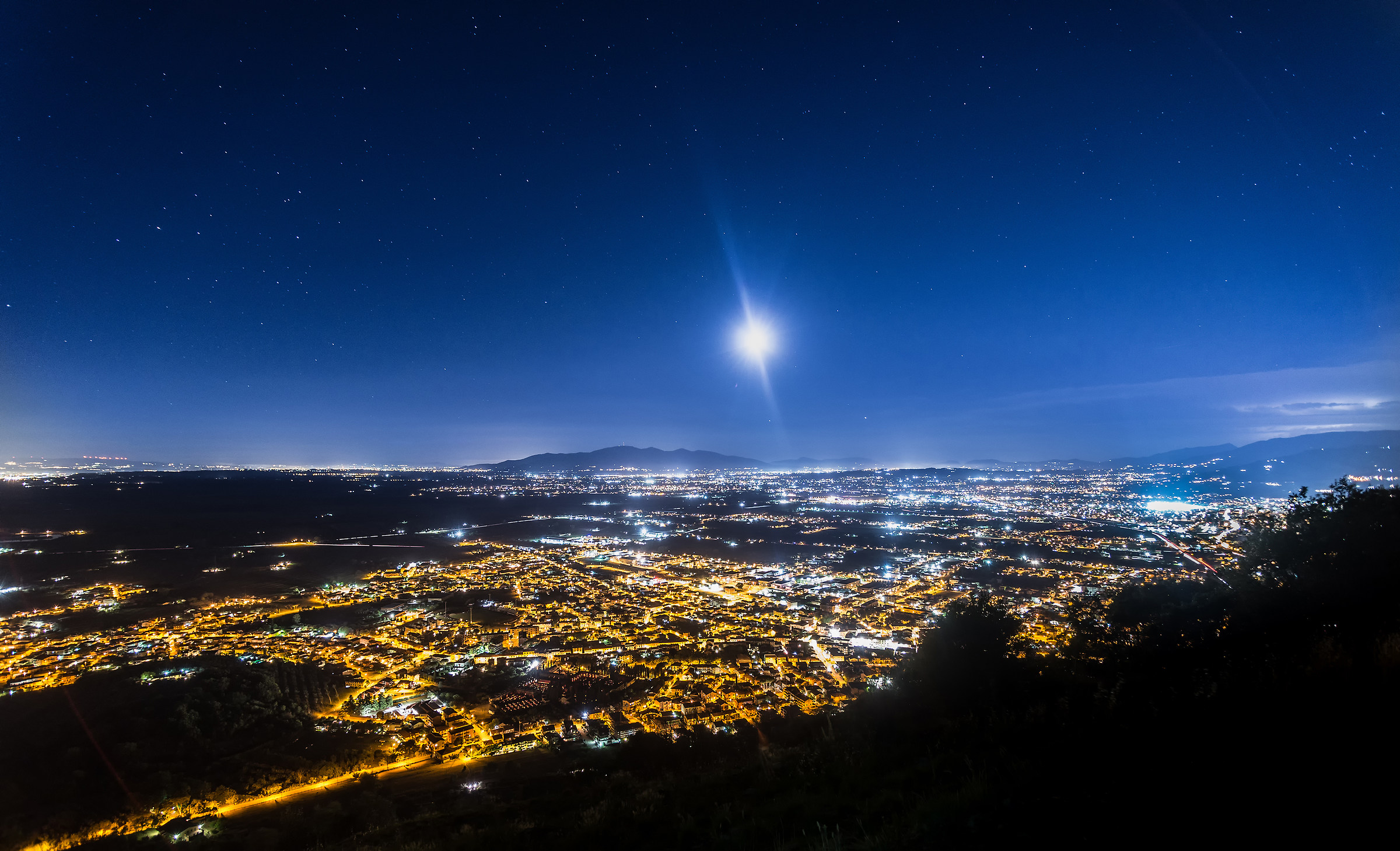 Quasi tramonto lunare