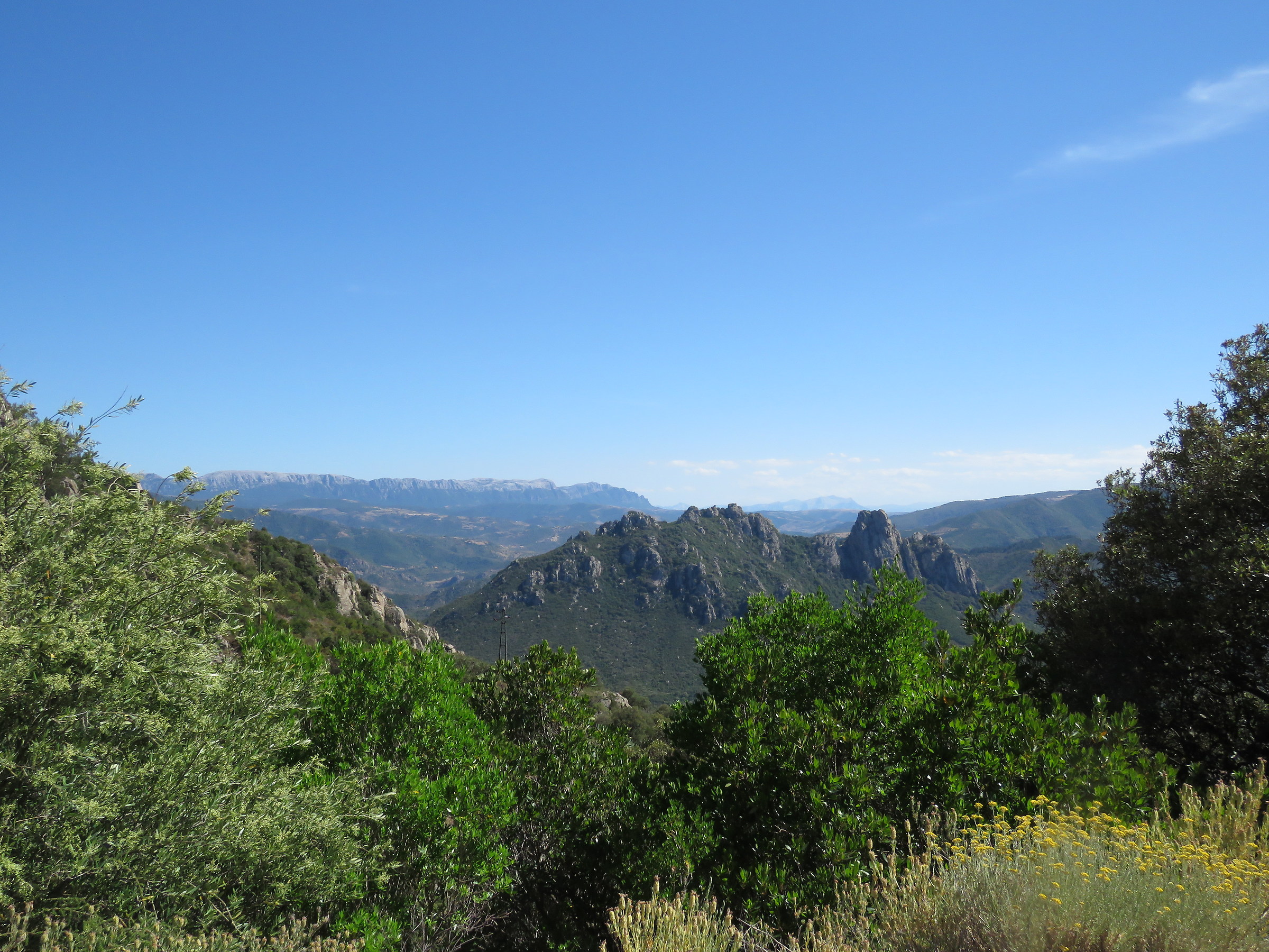 Tepilora, panorama from Pedra Bianca
