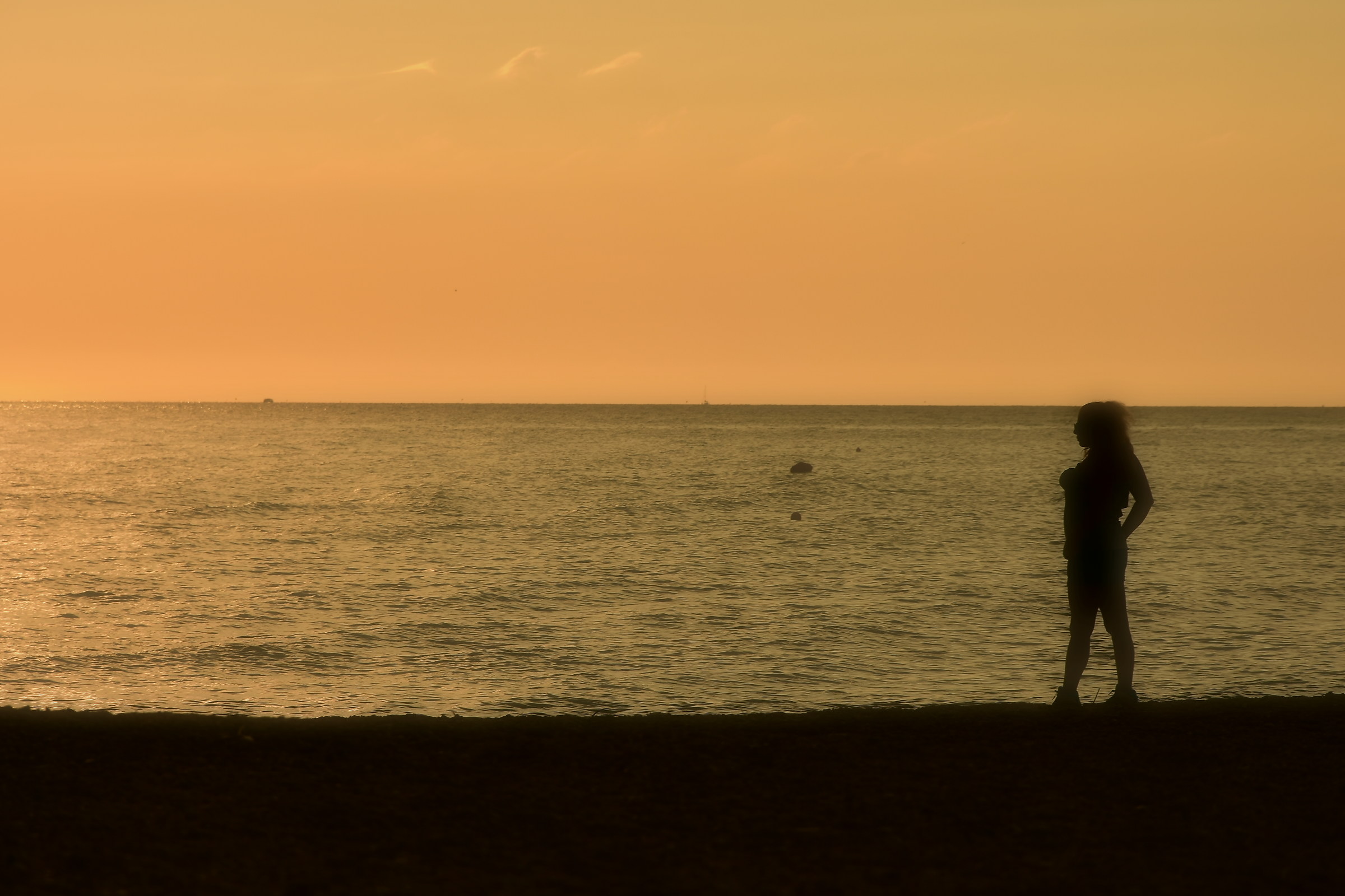 Stretching early in the morning